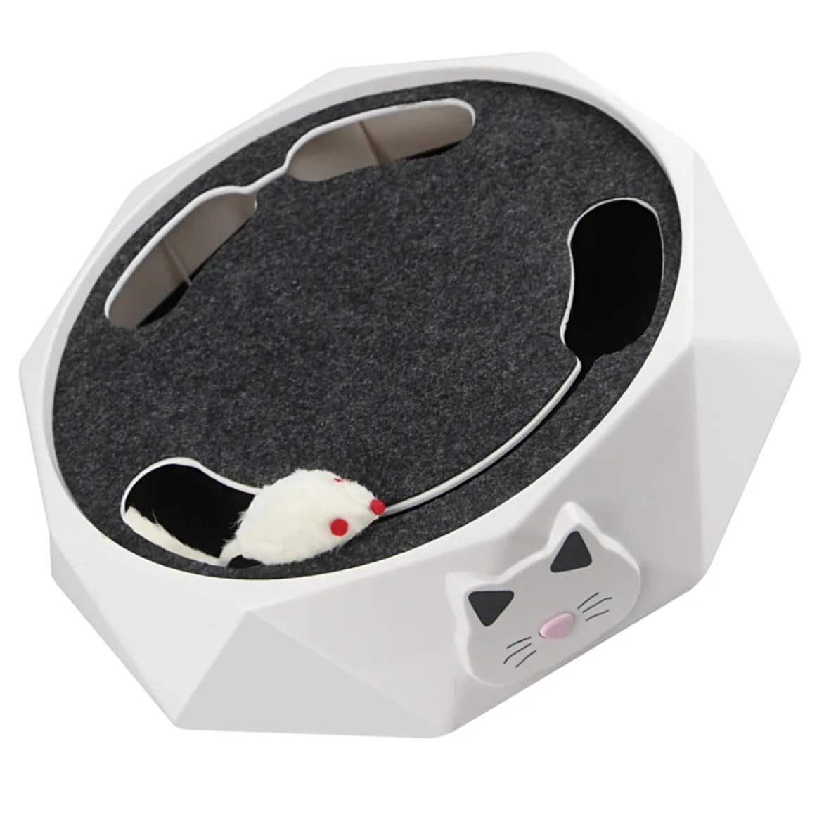 Chat Souris Électronique pour Chat Électrique en Abs Blanc Action de Souris Qui Creuse Simulateur de Chasse