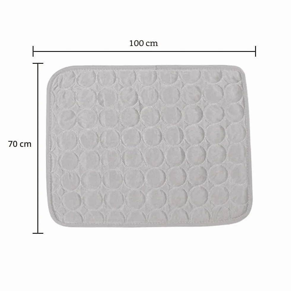 Tapis Rafraîchissant pour Chien et Chat, Pet Cooling Mat Petite Moyenne Taille Durable