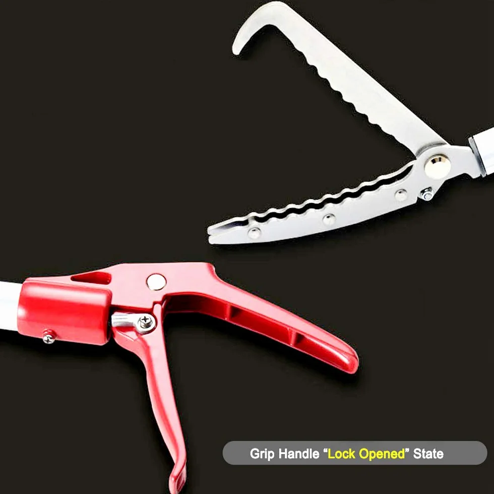 Professionnel Reptile Grabber Snake Catcher 150cm Acier Inoxydable Pinces De Serpent