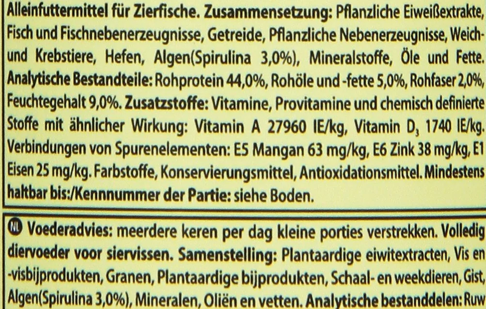 TETRA TetraPleco Wafers Aliment Complet pour Poisson de Fond herbivore 250ml