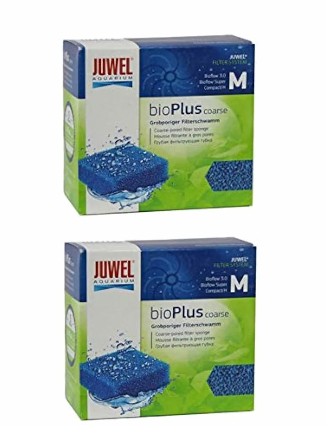 JUWEL 2 éponges filtrantes bioPlus M Coarse