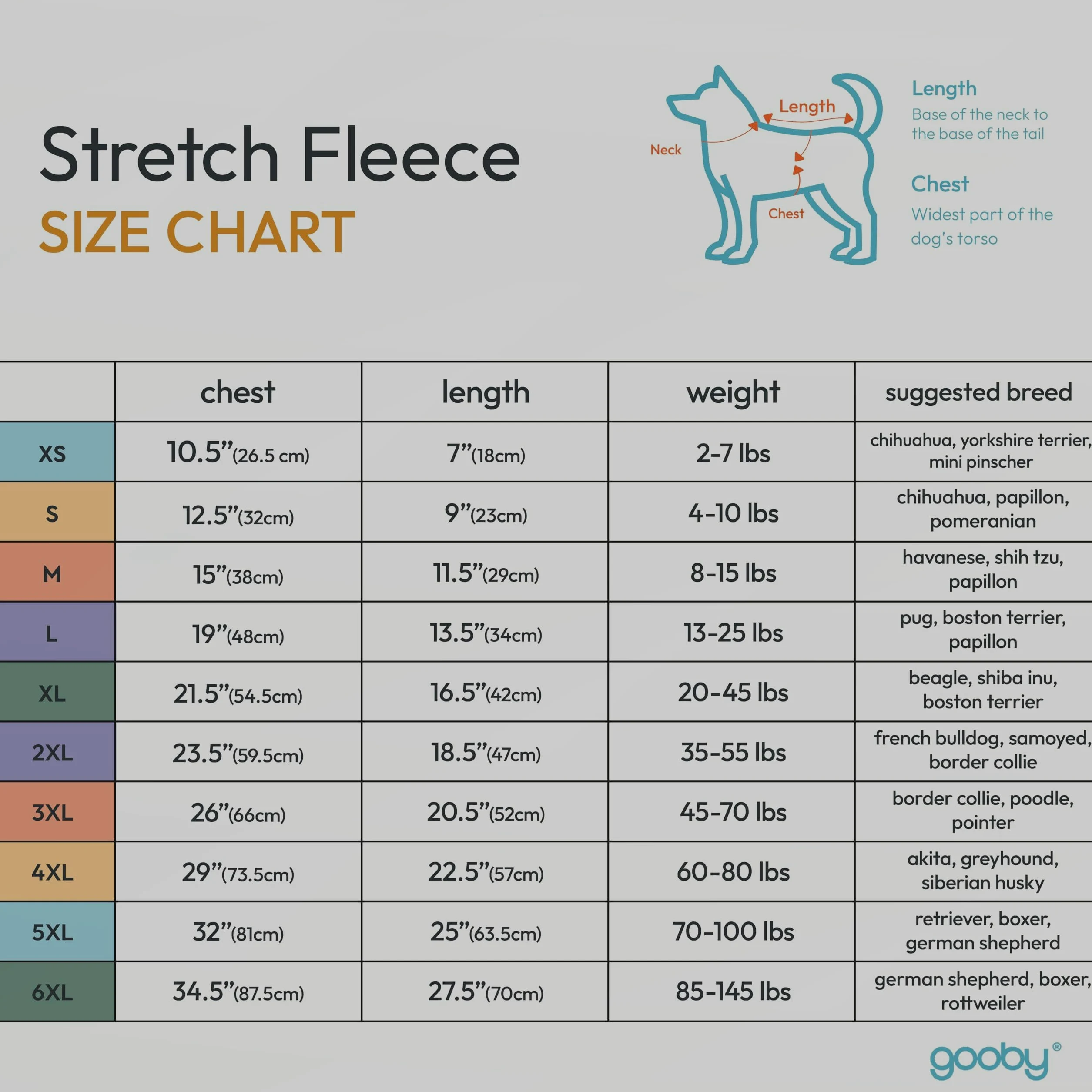 Gooby Gilet polaire extensible en microfibre pour chien, rose, taille S - Veste chaude en polaire microfibre pour chiens de petite et grande taille
