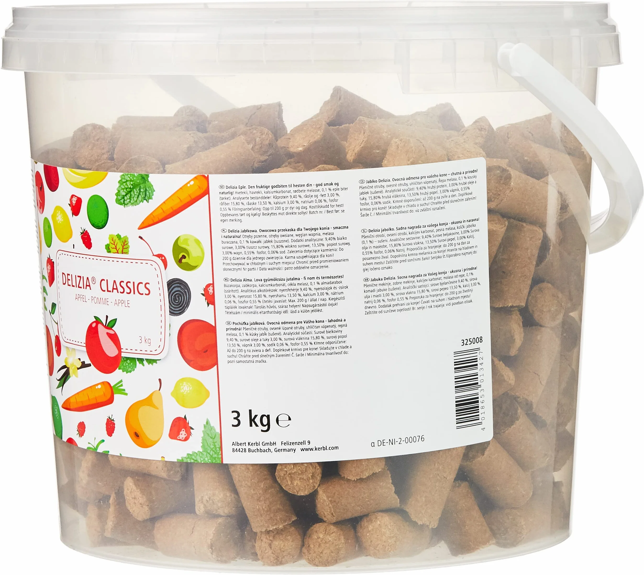 Kerbl Cheval Friandises Delizia 3 kg Pomme
