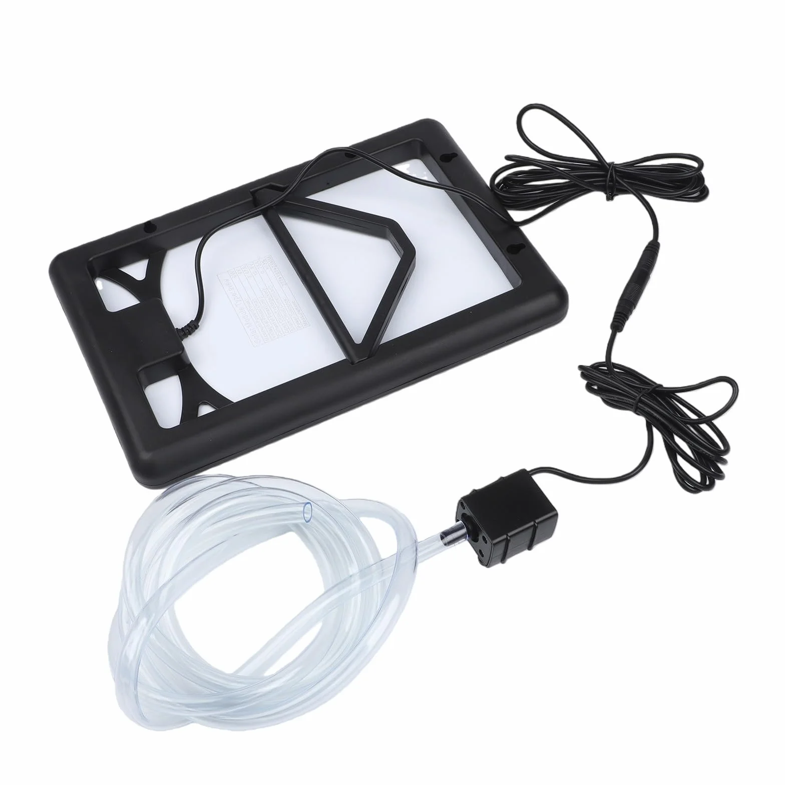 Pompe de bassin solaire 6W 9V 240L/h avec panneau réglable double sortie