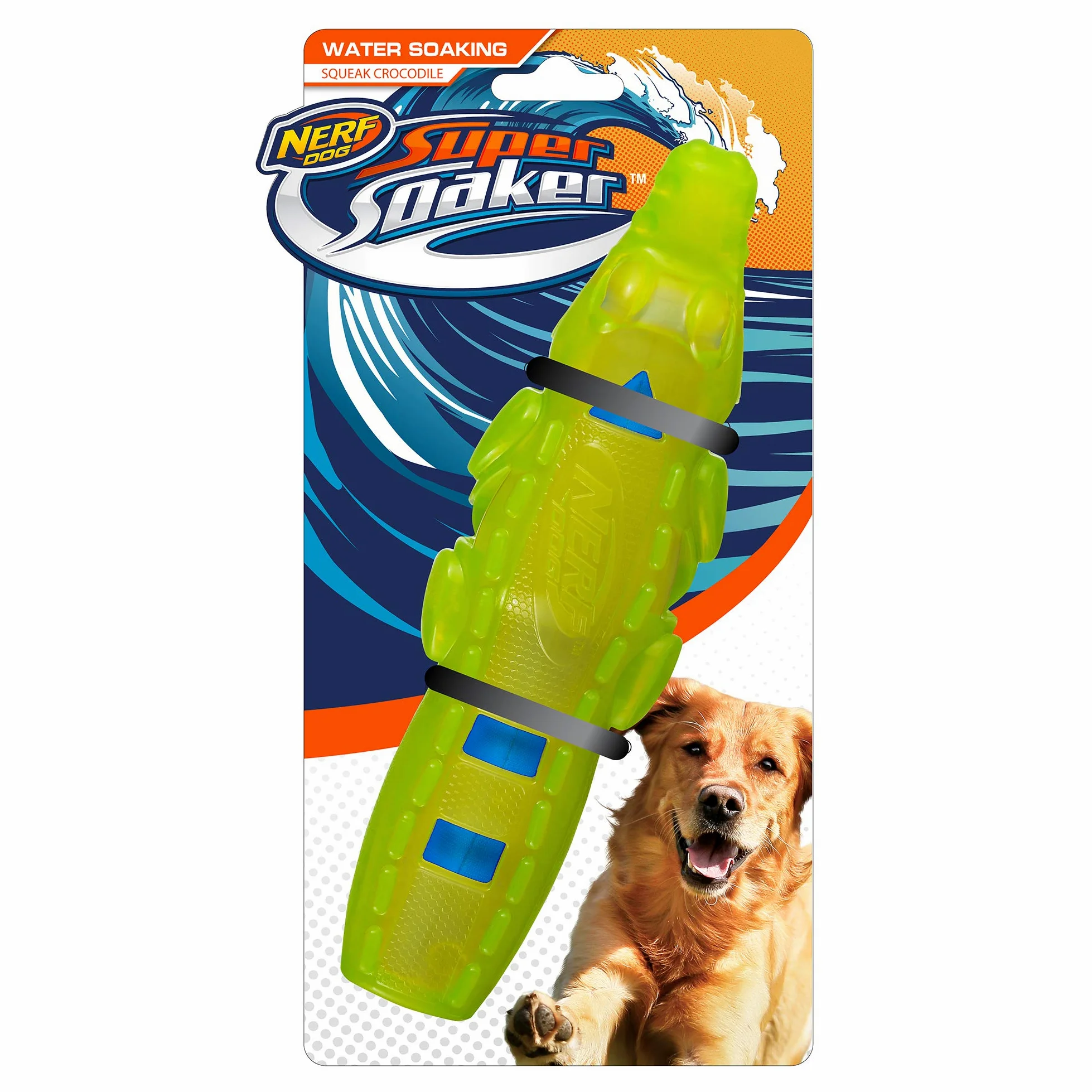 Nerf Dog Super Soaker Flottant Gator Stick Jouet