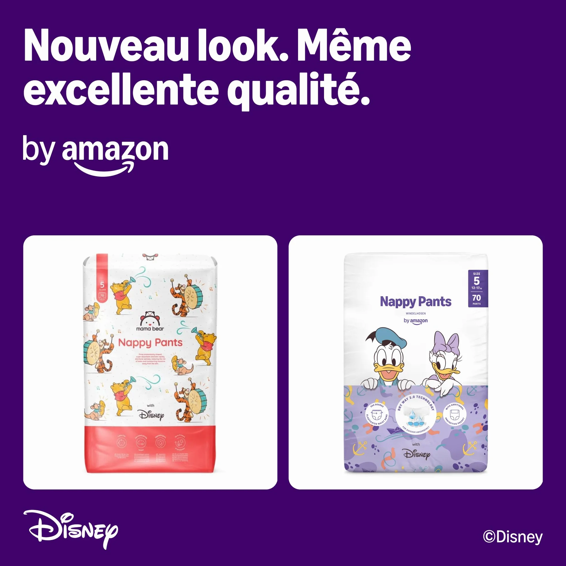 Disney Pañales de Aprendizaje Talla 5 140 Unidades Blanco