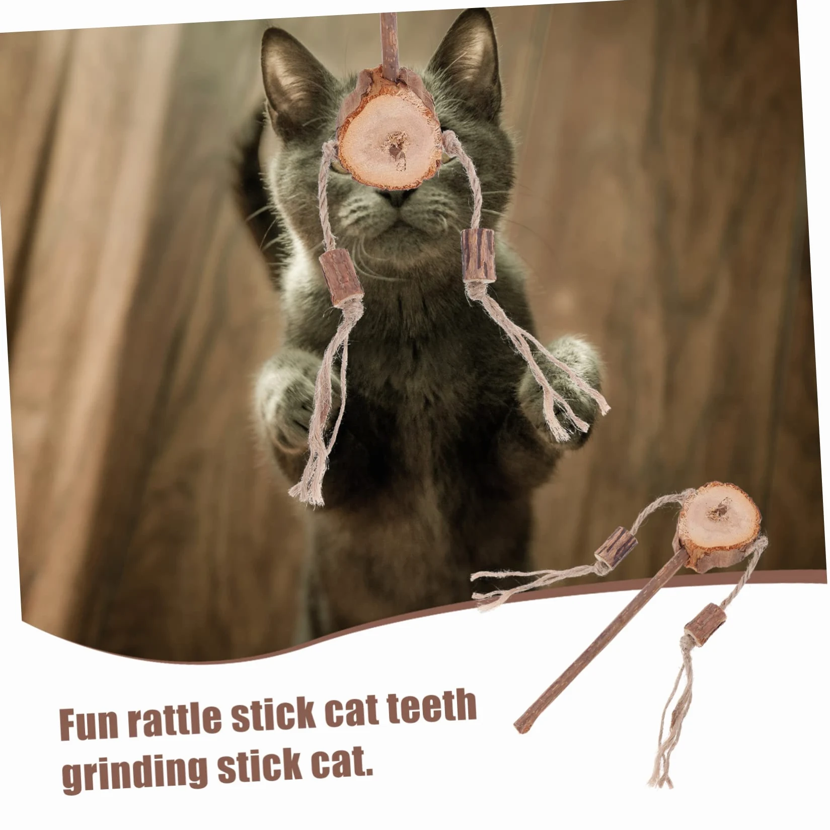 Jouets pour Chats, Lot de 6 Jouets interactifs for Le Nettoyage des Dents et soulagement du Stress Chatons d'intérieur
