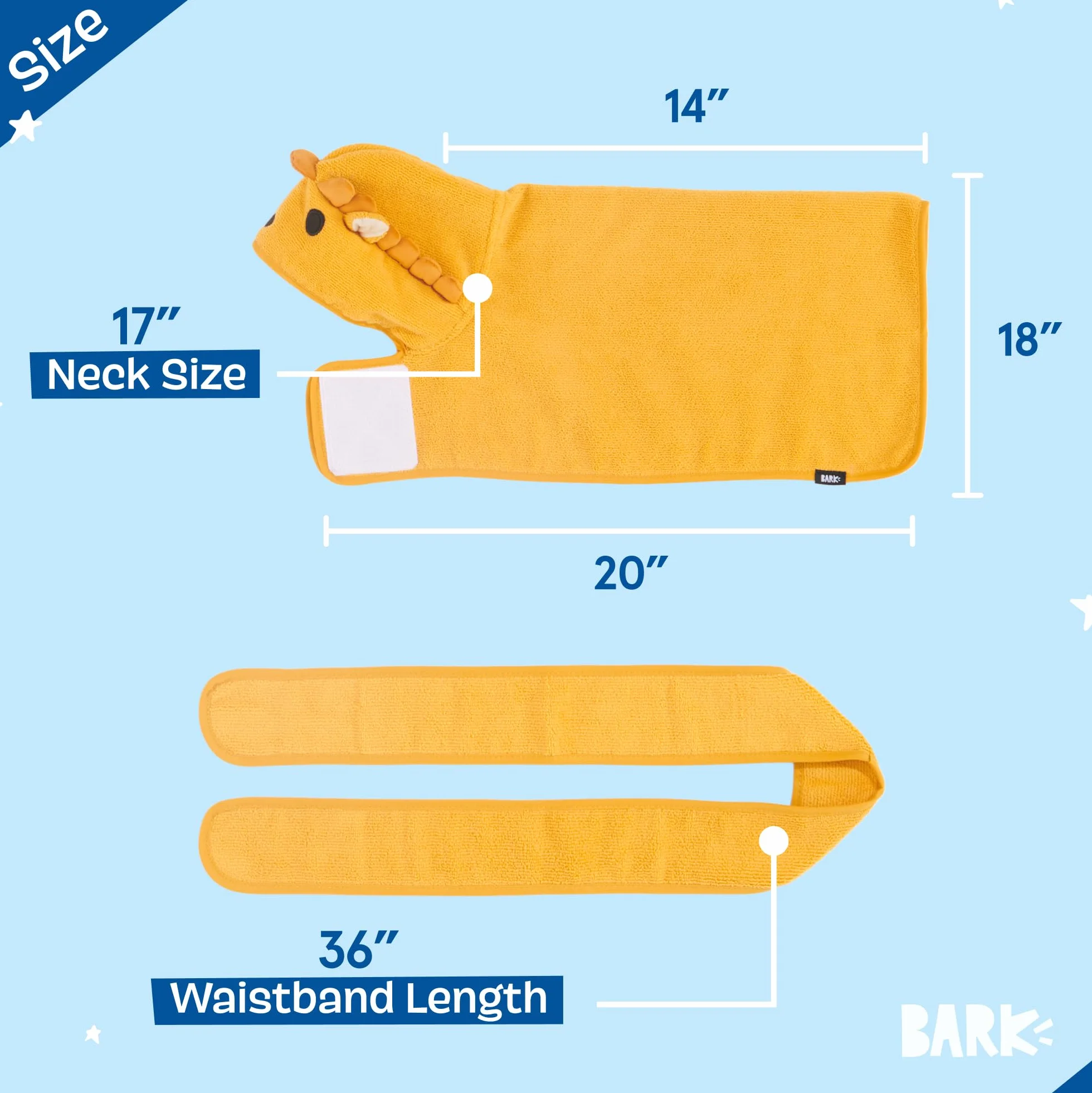 Serviette absorbante pour Chien – Peignoir à Capuche séchage Rapide pour Bain et Plage – Luxueux et Doux – Toutes Races