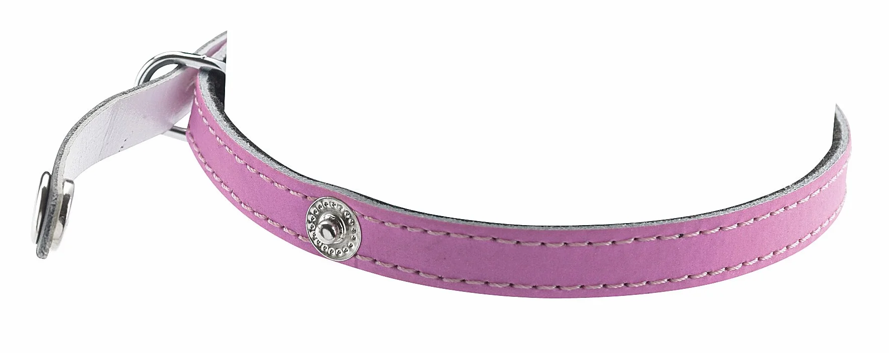 Collier Chat réfléchissant Simili Cuir Personnalisable Rouge 30x1 CM Anti-étranglement réglable