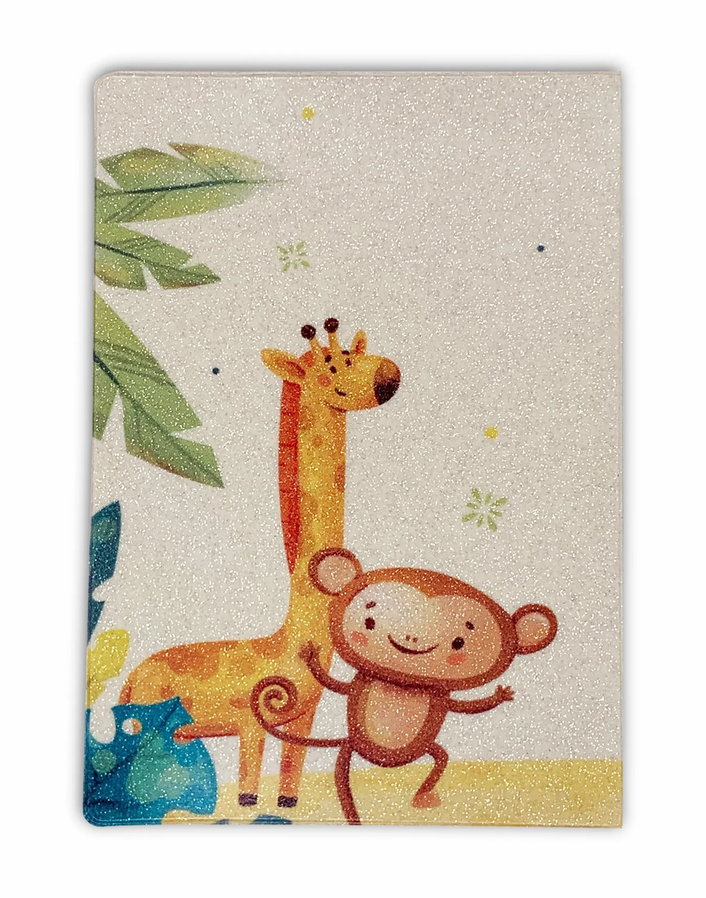 Nemau Protège Carnet de Santé Enfant Bébé Fille Garçon Gomme Expansée Pailletée Étui Protection Carnet Médical Modèle Lion Toucan