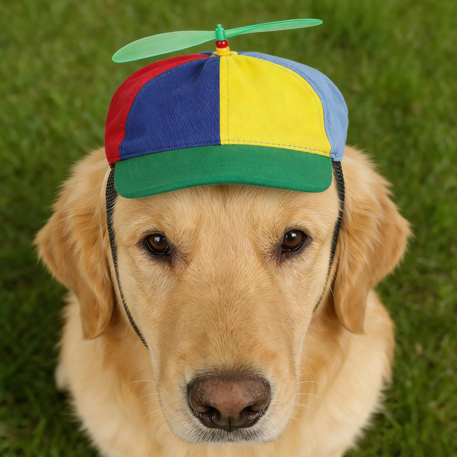 Chapeau à Hélice pour Chien et Chat Casquette de Baseball à Hélice pour Chiot Casquette Ajustable pour Animaux avec Trous pour Les Oreilles Chapeau Amusantes pour Animax Domestique