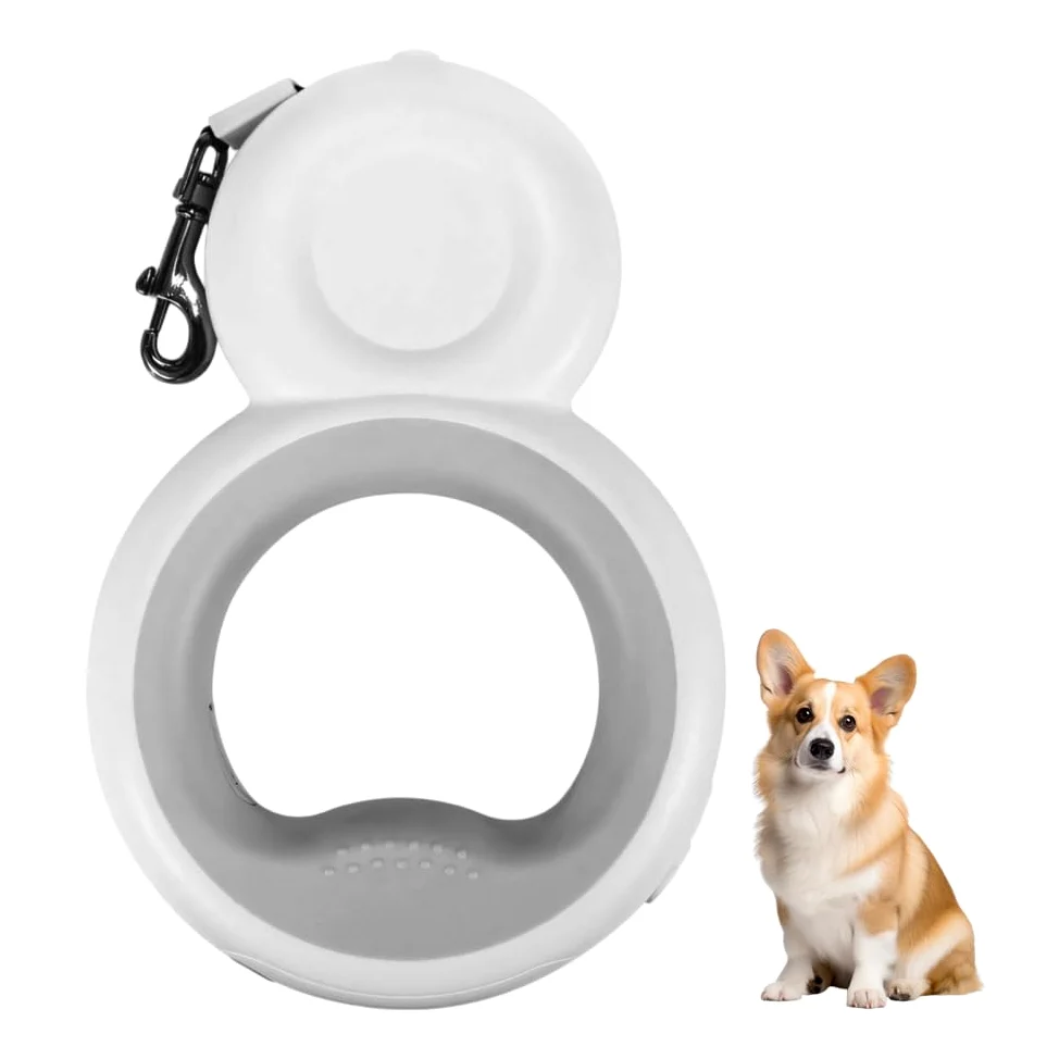 Laisse Rétractable pour Chien de 3 M (9,8 Pi),en Nylon ABS Robuste Anti-nœuds,avec Lumière LED,pour Chiens de Petite,Moyenne et Grande Taille
