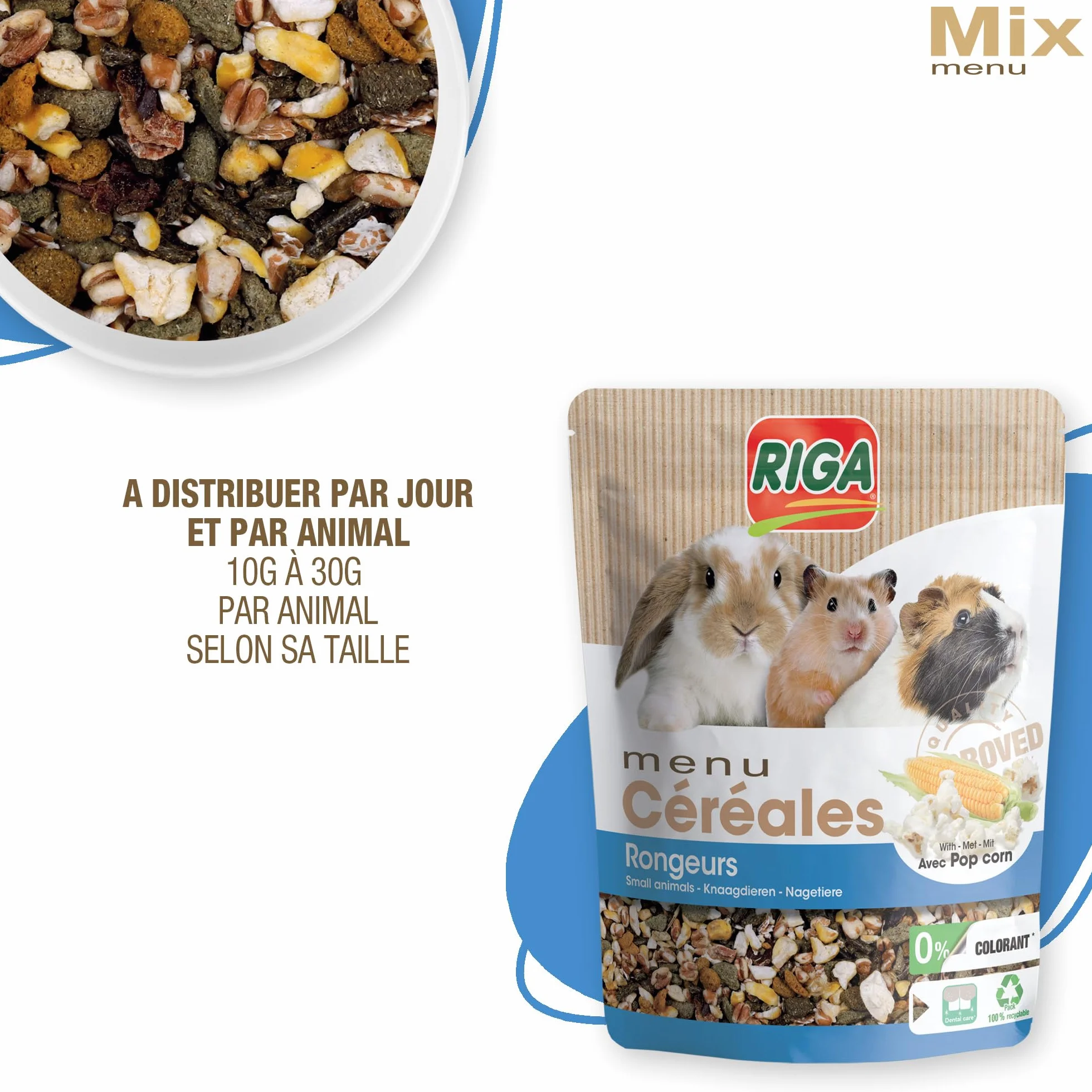 Menu Céréales Pop Corn Doypack 500 g