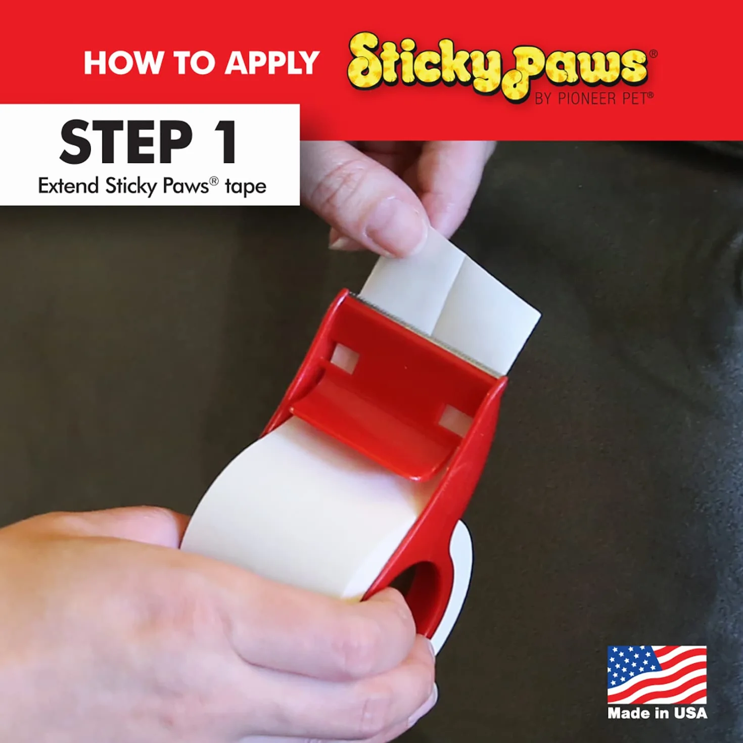 Sticky Paws Adhésif Protection Meubles Griffes Chat 10 m