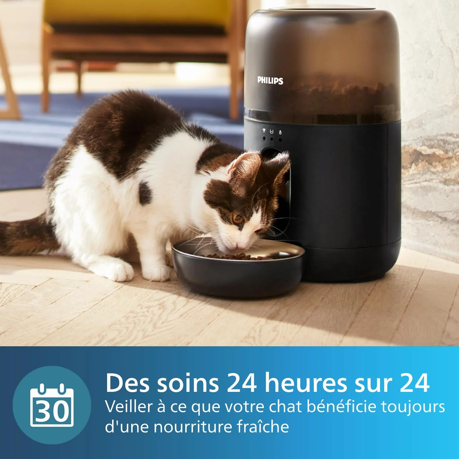 Sachets Contrôle d'Humidité Philips Pet Series Feeder (Sachet Déshydratant) - Paquet de 12 - Inodores et Non Toxiques. Garantissent la Fraîcheur à Chaque Bouchée. En Gel de Silice. Blanc (PAW0020/01)