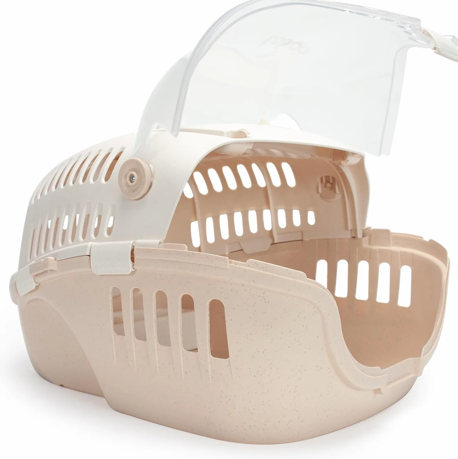 LOBOO Sac de Transport pour Petits Animaux Bubble Sand Convertible en Lit avec Dôme Haute Visibilité