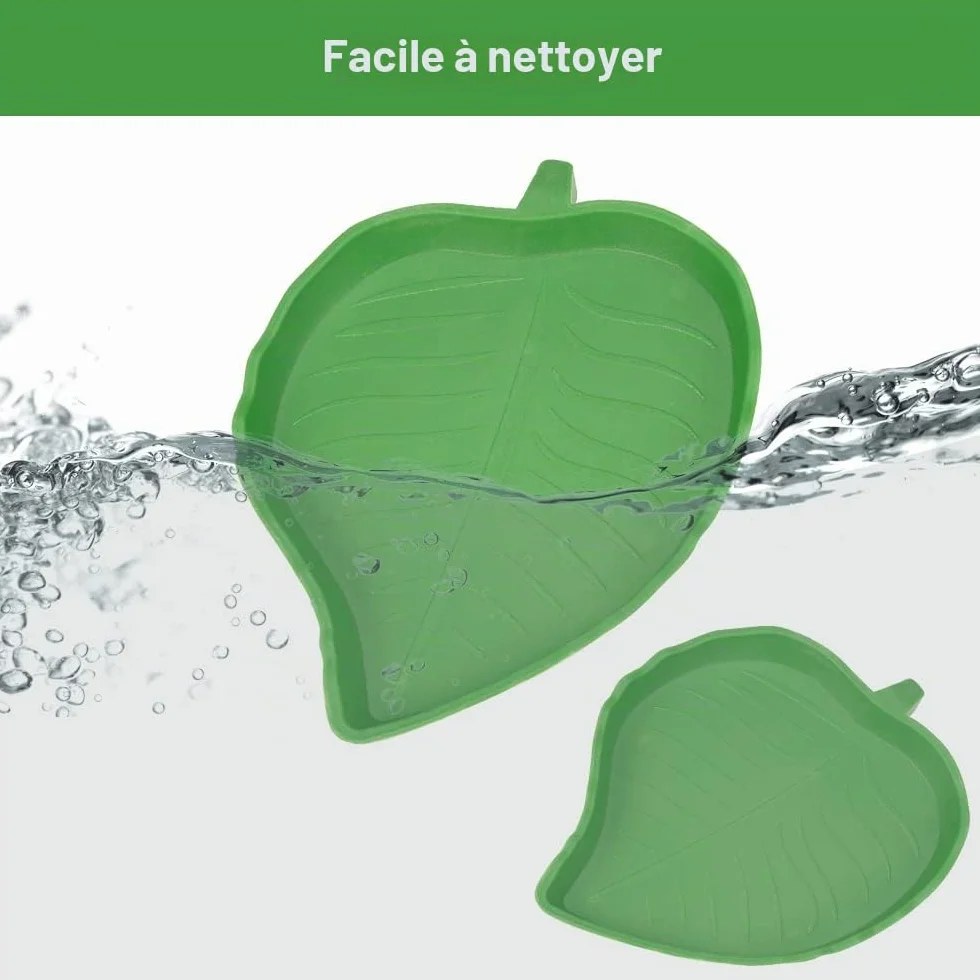Bol d'Alimentation Reptiles Accessoires Tortues Bol à Boire Maison Bol d'Eau Lézards Hamsters