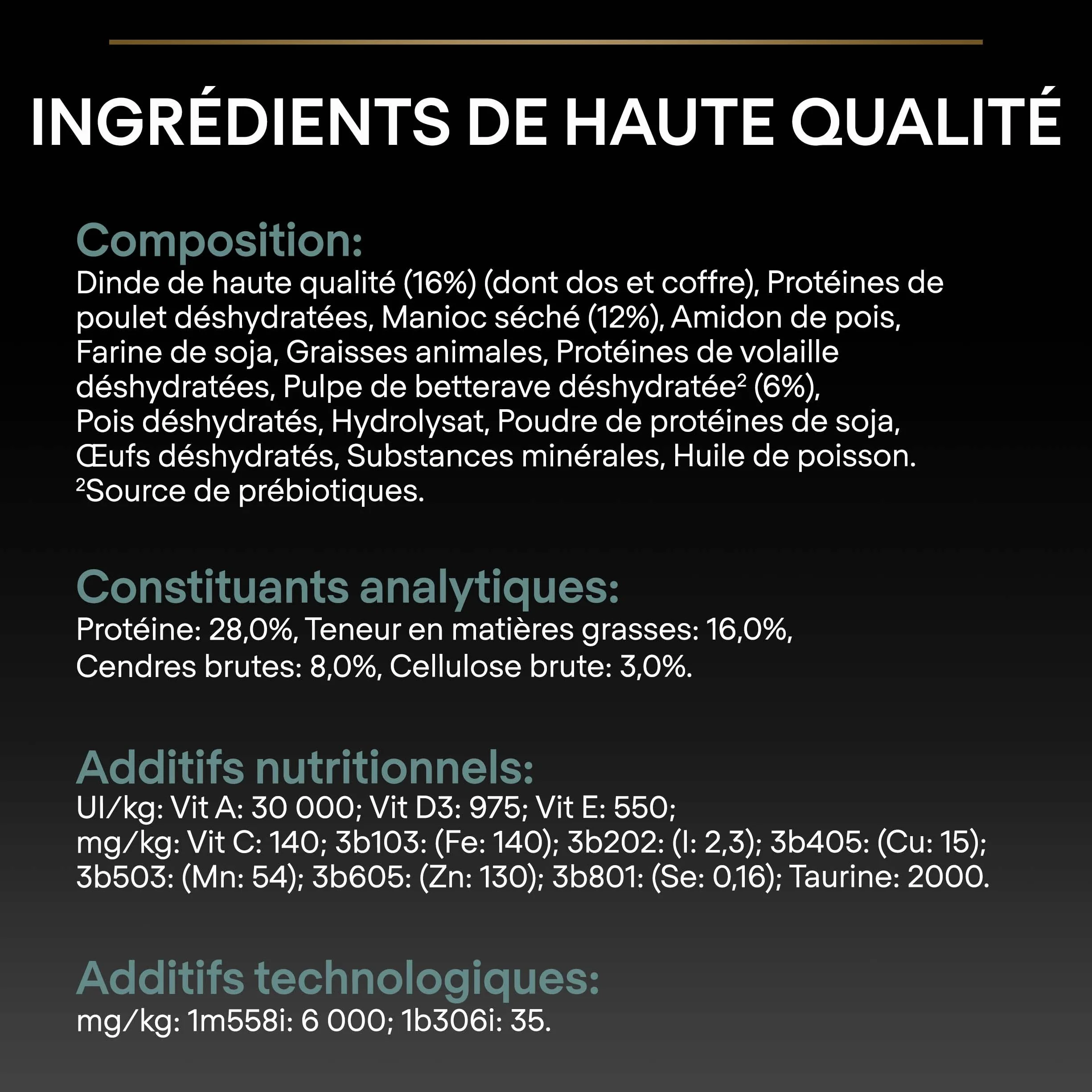 PURINA PRO PLAN Croquettes sans céréales pour chien adulte grande taille Digestion Sensible Dinde 12kg