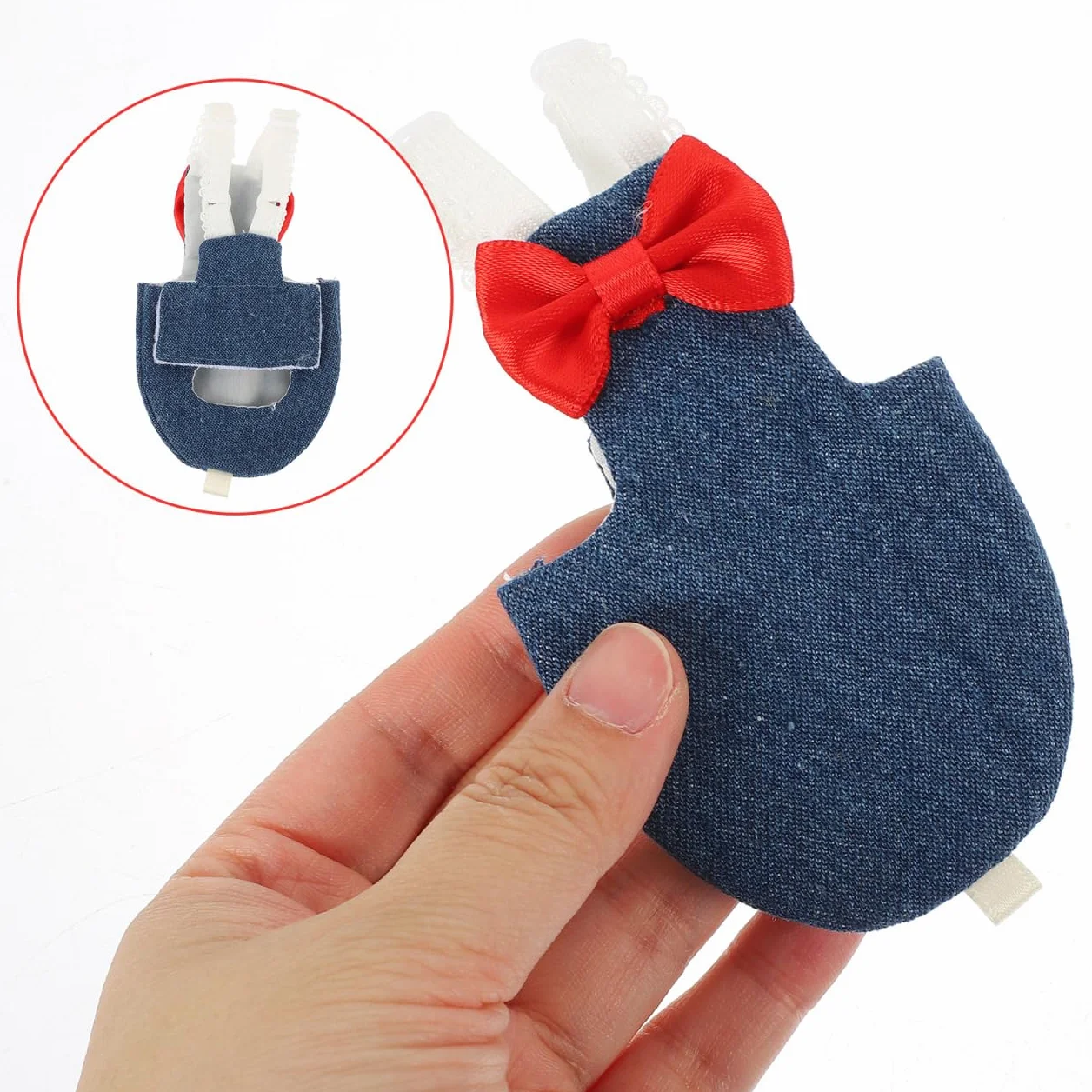 VANZACK Lot de 2 couches pour oiseaux perruches cockatiels en coton réglables avec sangle élastique protection intérieur extérieur