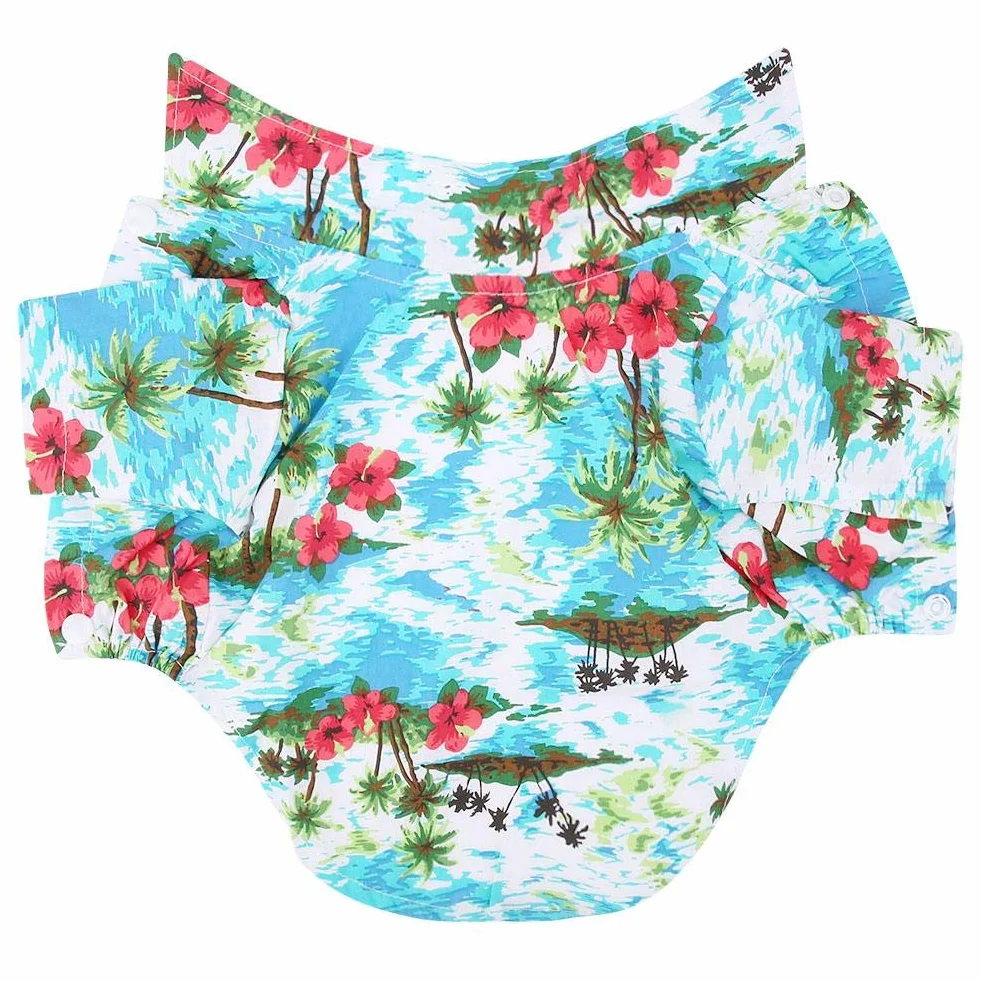 Chemise hawaïenne chien t-shirt d'été confortable beach resort style vêtements pour animaux petits à moyens chiens chats M