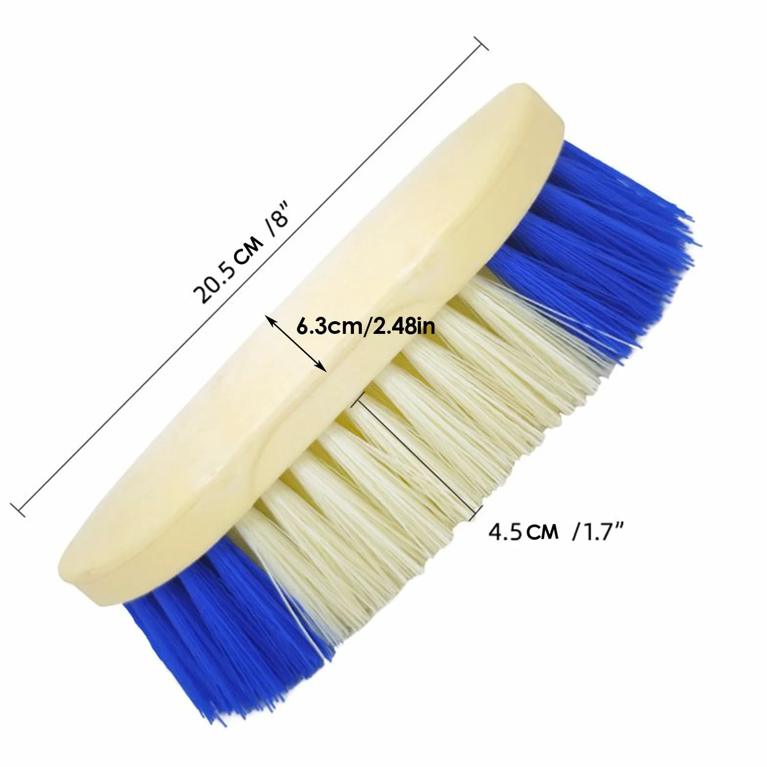 Brosse Bouchon pour Cheval - Outil de Pansage à Poils Durs pour Bétail et Équins
