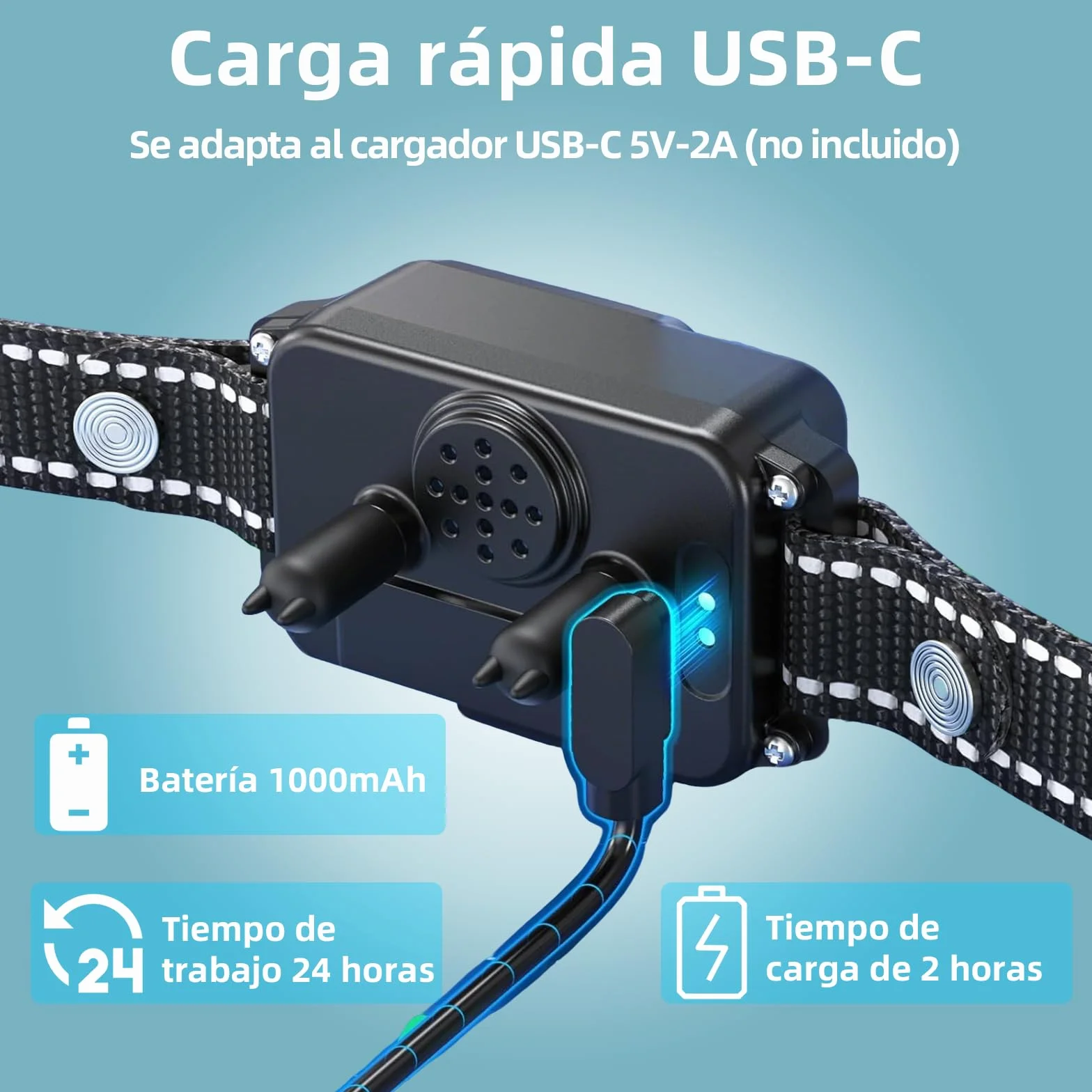 Clôture Invisible GPS pour Chien, Rayon Ajustable 15-2000m, 3 Modes d'Entraînement, IPX7, Sans Abonnement