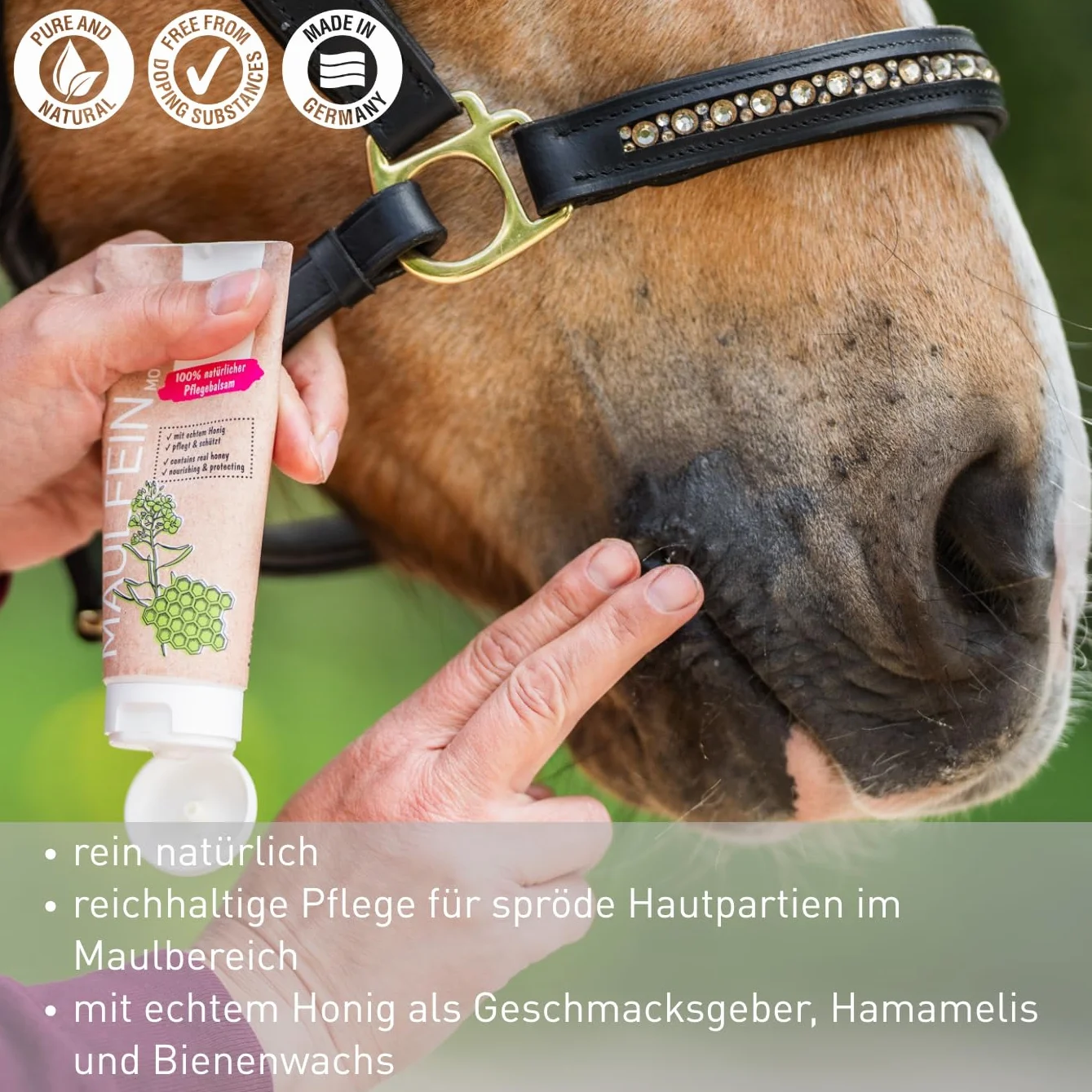 Bense & Eicke MaulFein Baume de soin naturel pour chevaux 100 ml