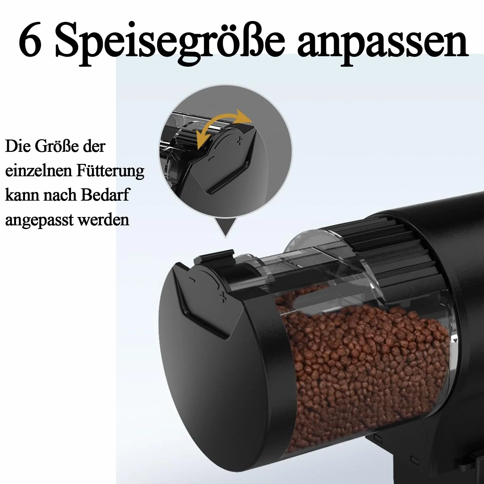 Distributeur automatique de poissons GERUI 100 ml résistant à l'humidité aquarium