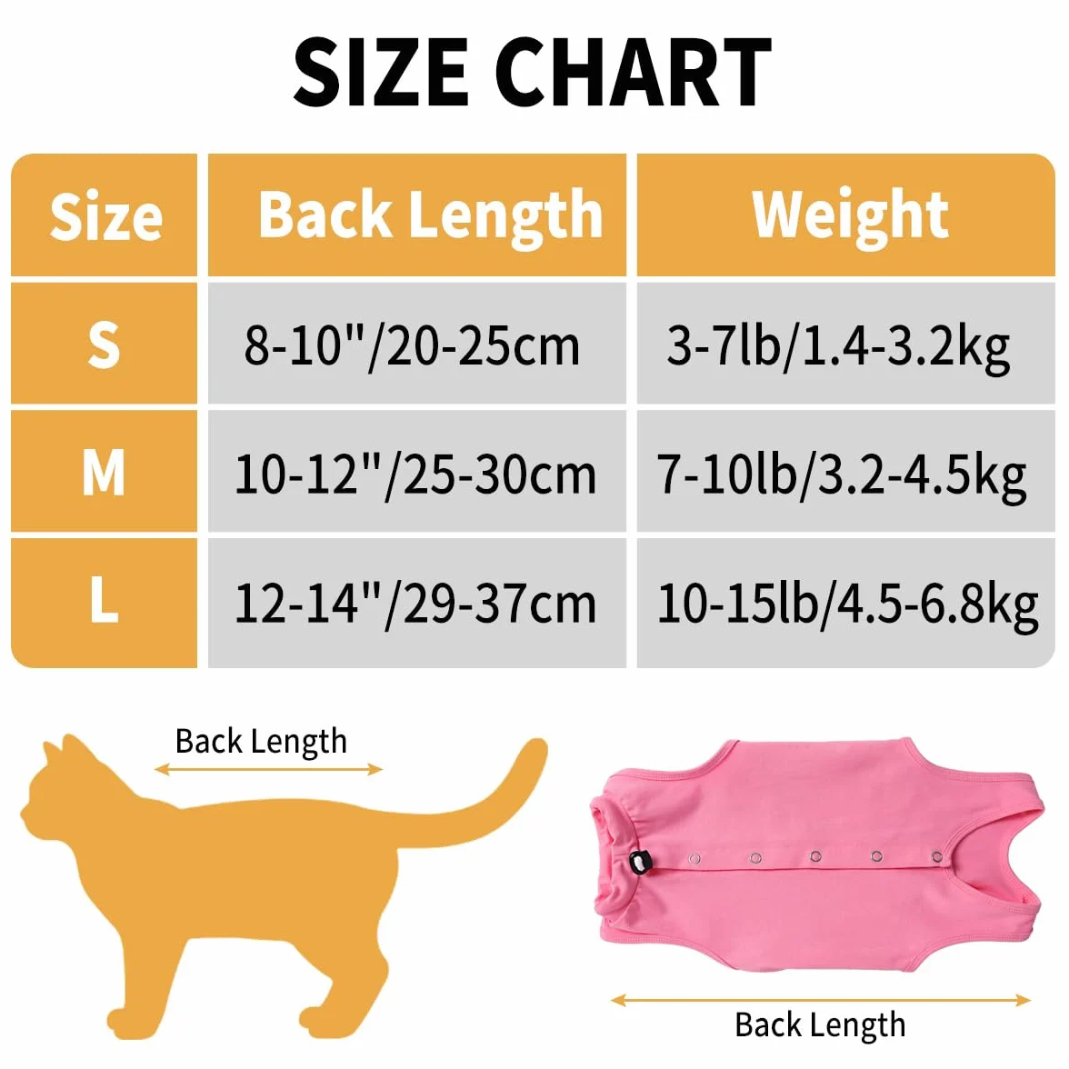 Combinaison de Récupération pour Chat Anti Léchage Bouton, Body Post Opératoire, Protection Post-Chirurgie