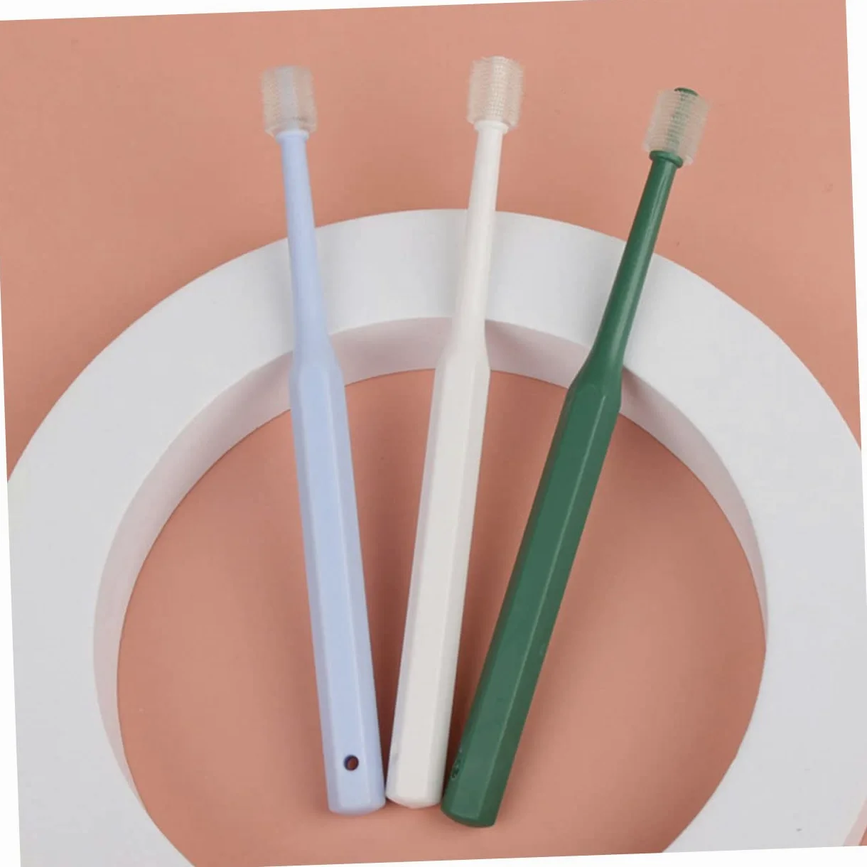 Housoutil 12 Pièces brosse à dents kit de nettoyage des dents d'animaux dents de chiot tartre fournitures de soins infirmiers brosses à dents poids léger Provisions voyage type