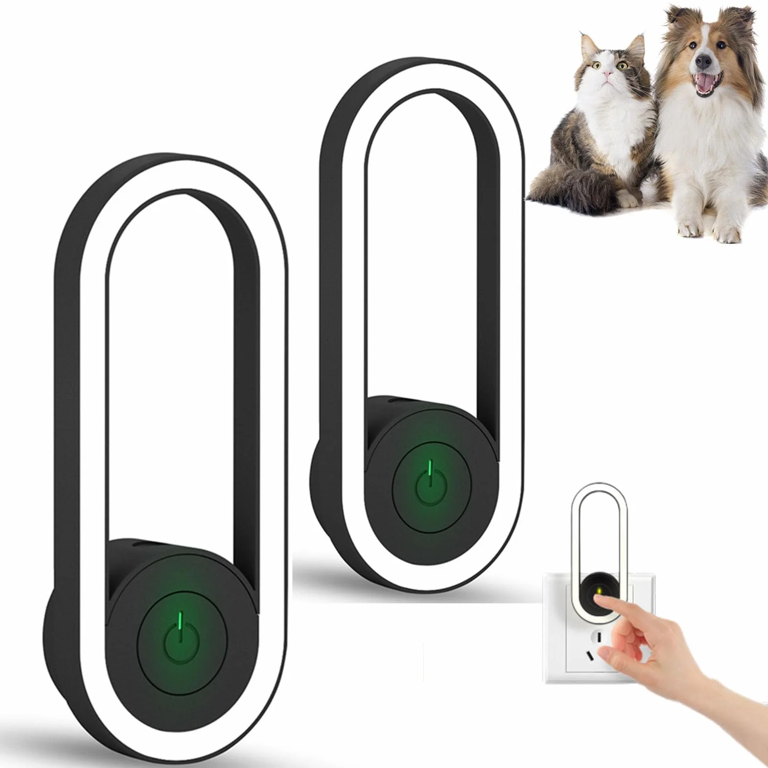 Pawshield Lot de 2 appareils à ultrasons pour protection des chats