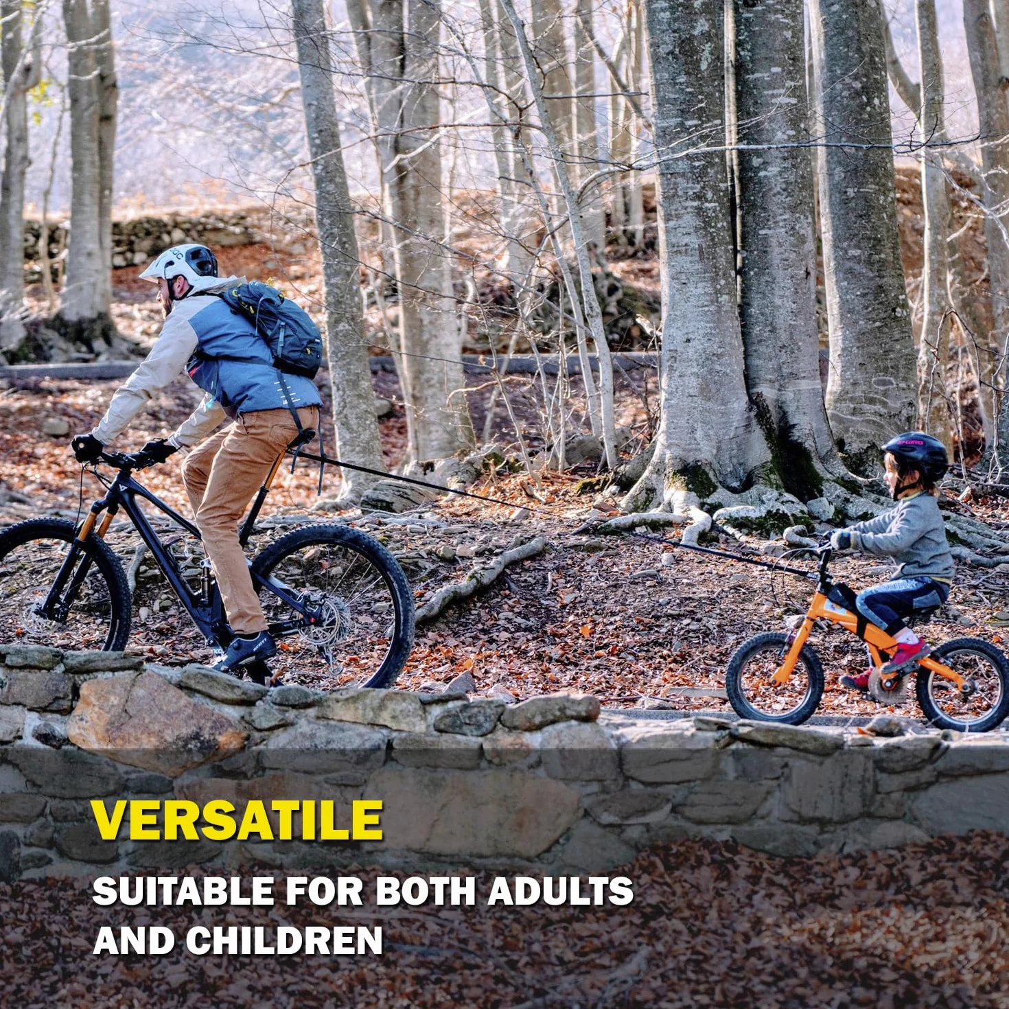 TRAX Flex Systeme de remorquage vélo E-Bike Noir