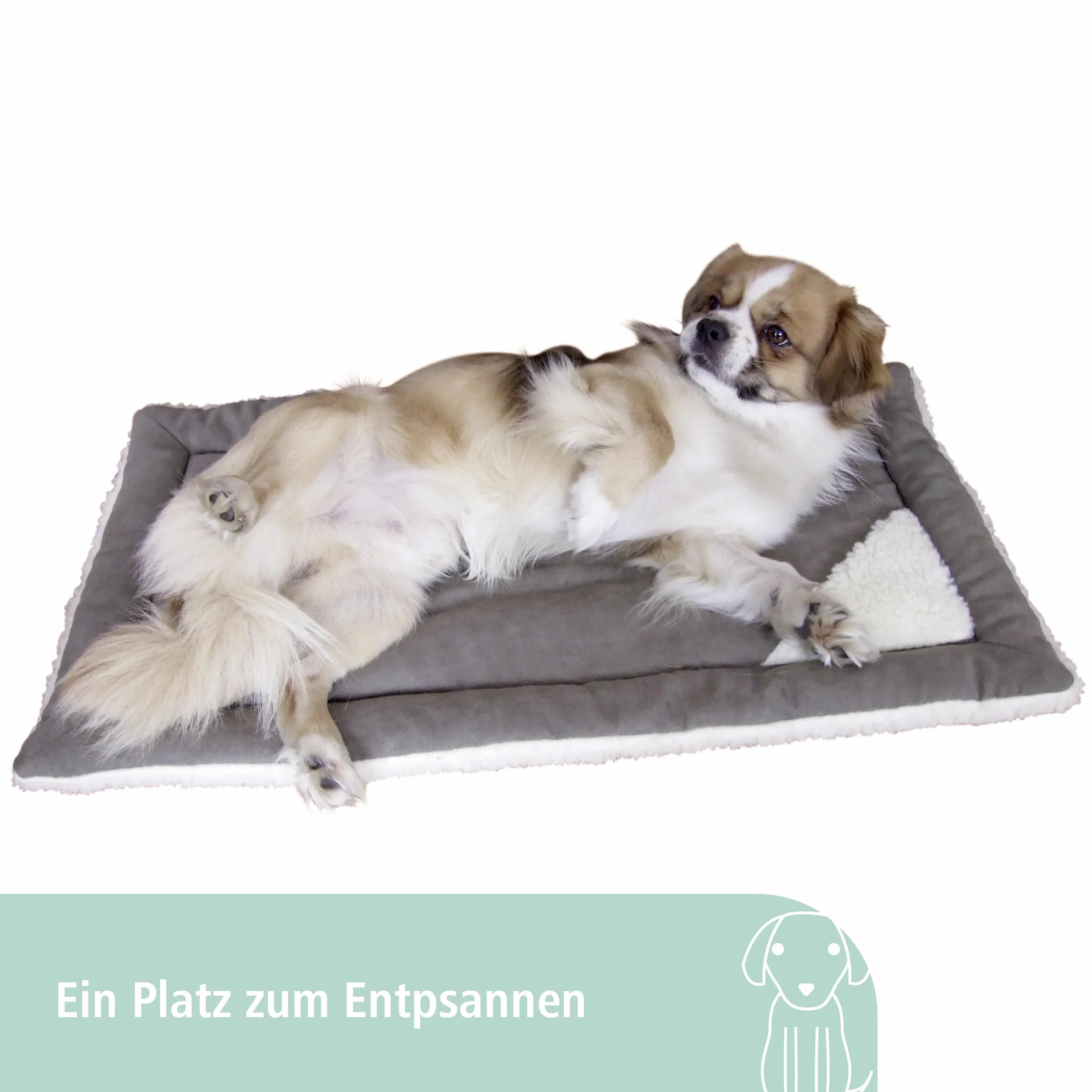 Kerbl Coussin Litière 36x22 cm Gris