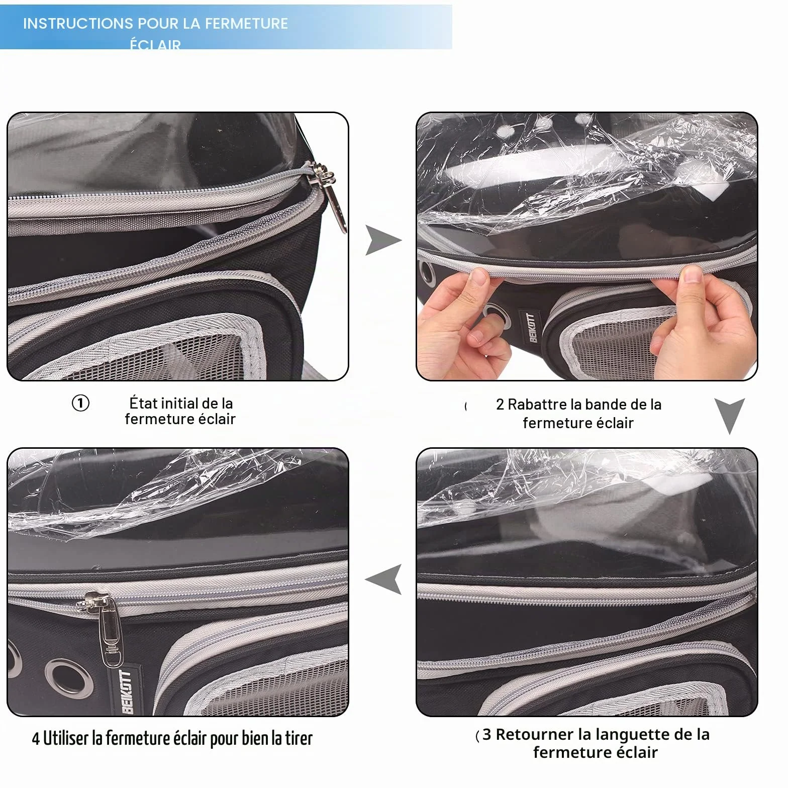 Sac à Dos de Transport pour Chat Chien approuvé par Les compagnies aériennes Capsule Transparente ventilé Voyage
