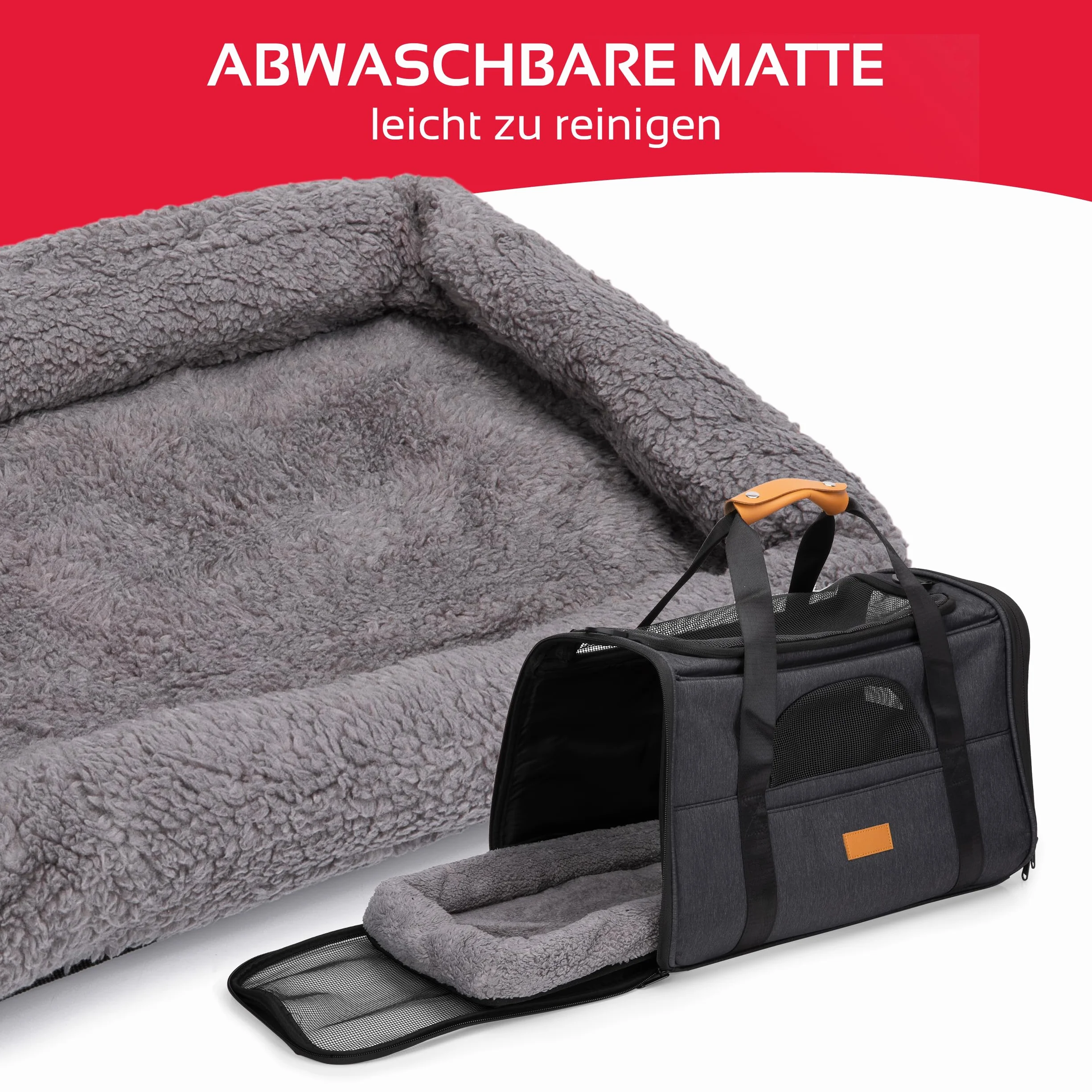 maxxpro Sac de Transport Animal 44x31x34 cm Gris