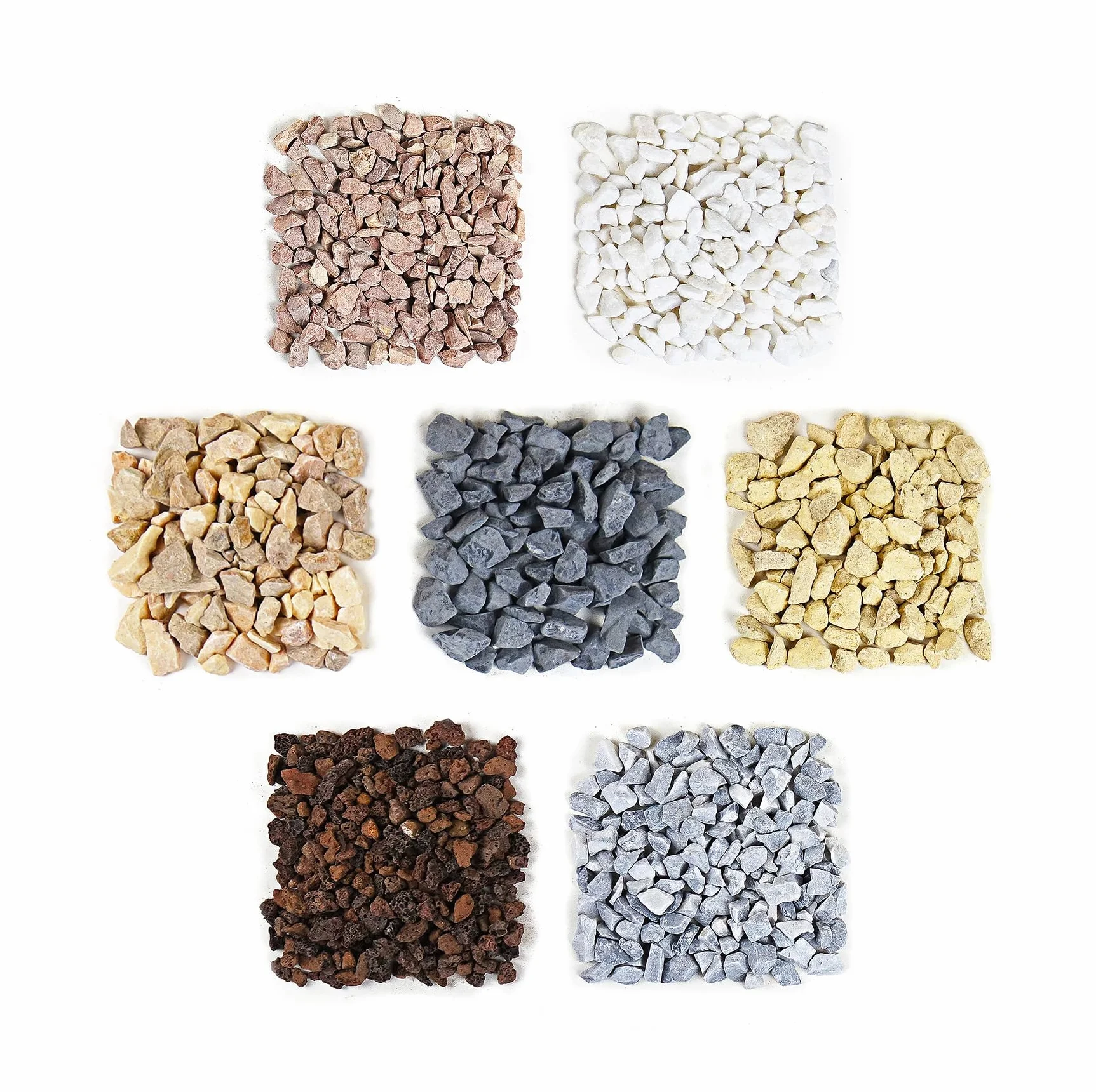 Gravier Aquarium Blanc 1,8 Kg 9-12 mm Décoratif Jardin Extérieur