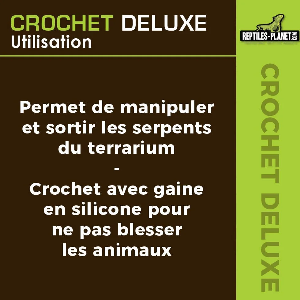 Reptiles Planet Crochet Deluxe pour Serpent 40 cm