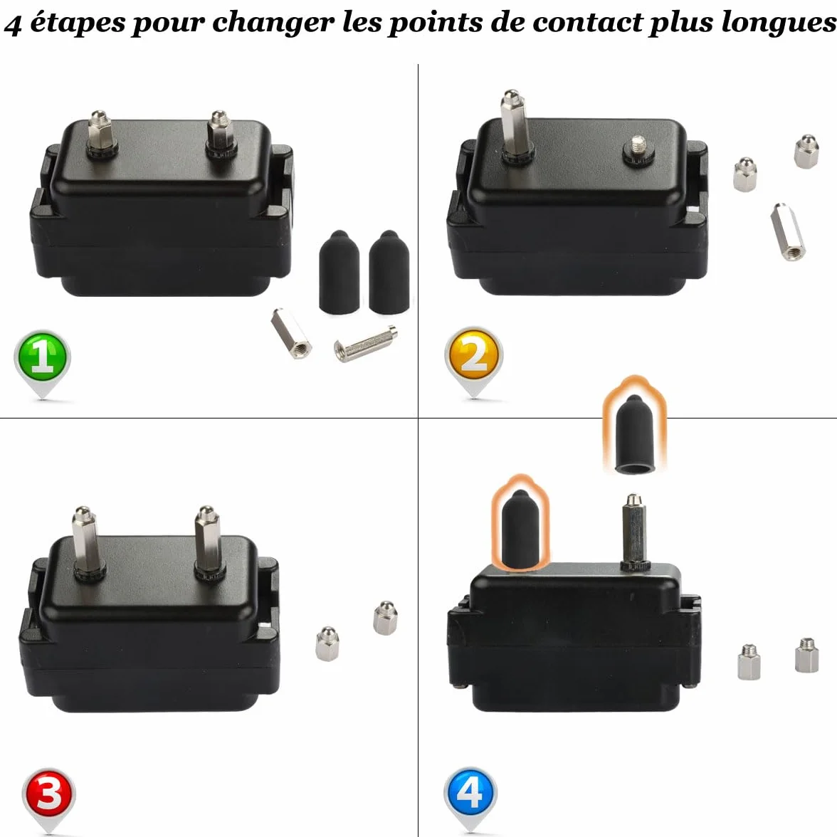 Système de Clôture Anti-Fugue pour Chien avec 2 Colliers et Fil de Signal