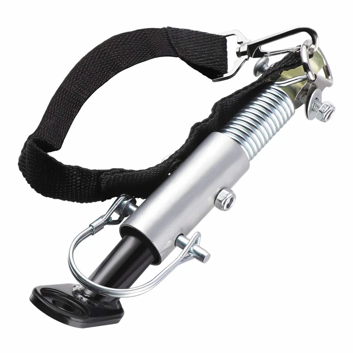Vosarea Attelage de Remorque pour Vélo Universel Argent Noir
