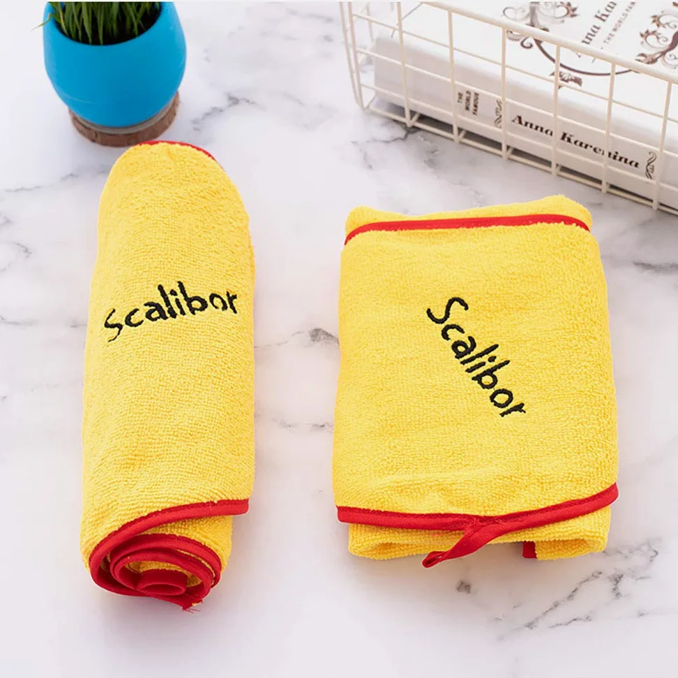 Rapide Séchage Serviette de Bain, Serviette pour Chien Peignoir pour Animaux Chien Chat Serviette Chien Robe de Chambre