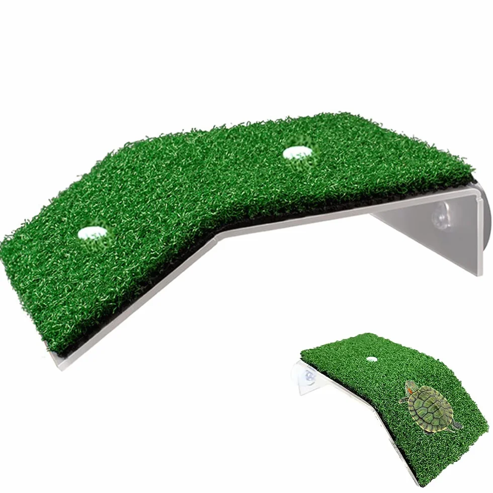 Plate-forme de repos pour tortue Voarge, antidérapant, petite terrine