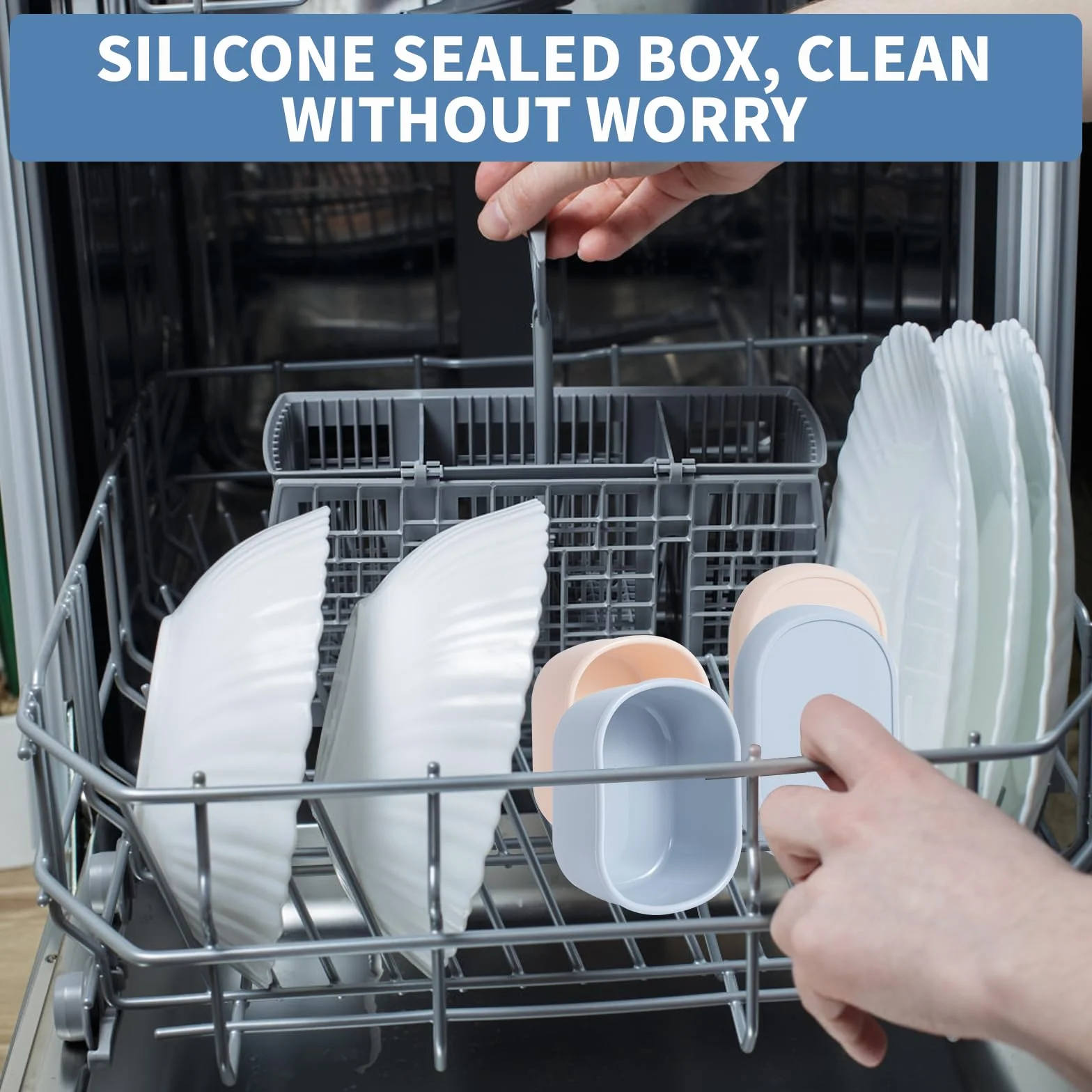 SLSON 2 Pièces Couvercle Silicone pour Boîte de Conserve Chat Chien 3oz