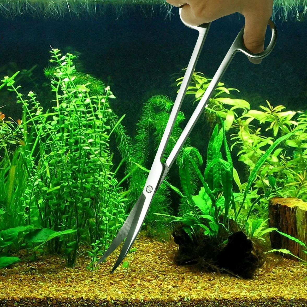 Meiso Aquarium Kit Accessoires INOX Pinces Ciseaux Outils Set Poisson