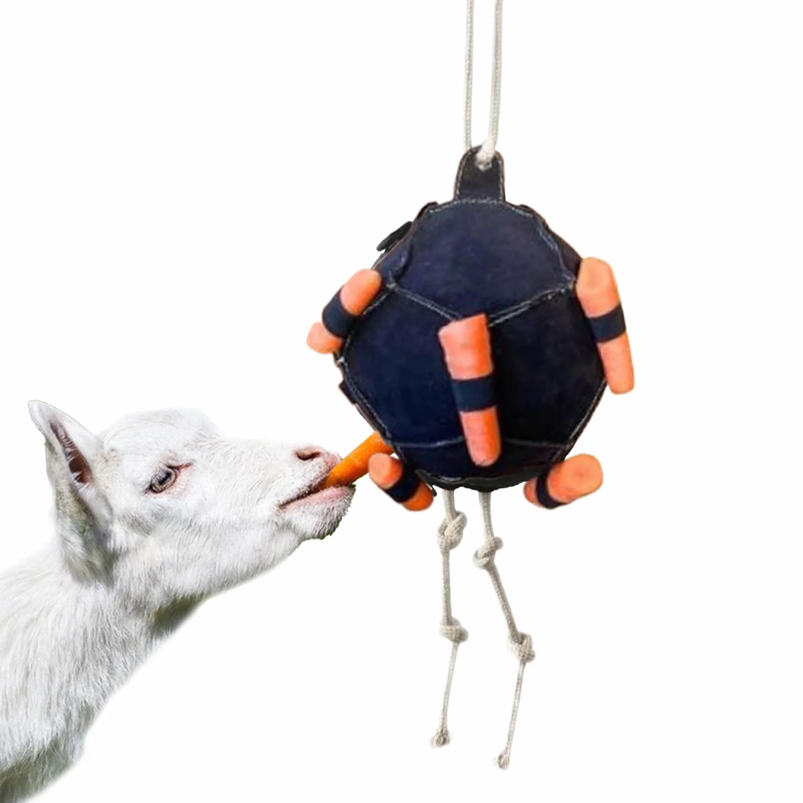 Distributeur Suspendu Nourriture Chevaux, Jeu Interactif Anti-Stress Anti-Ennui Bovins Moutons Chèvres Ferme