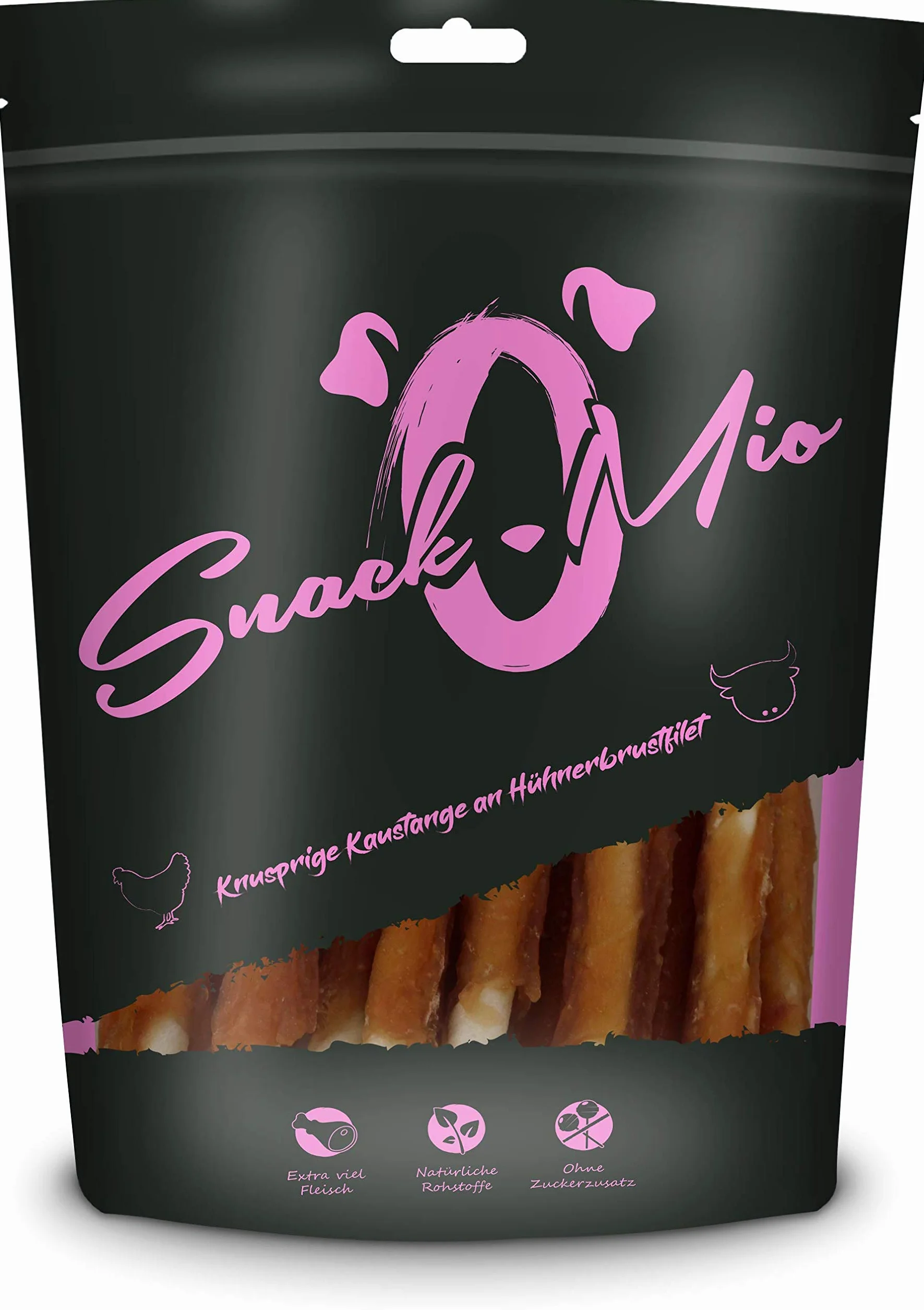 Snack Premium pour chiens Barre à mâcher croustillante au blanc de poulet sans céréales 1 x 200g