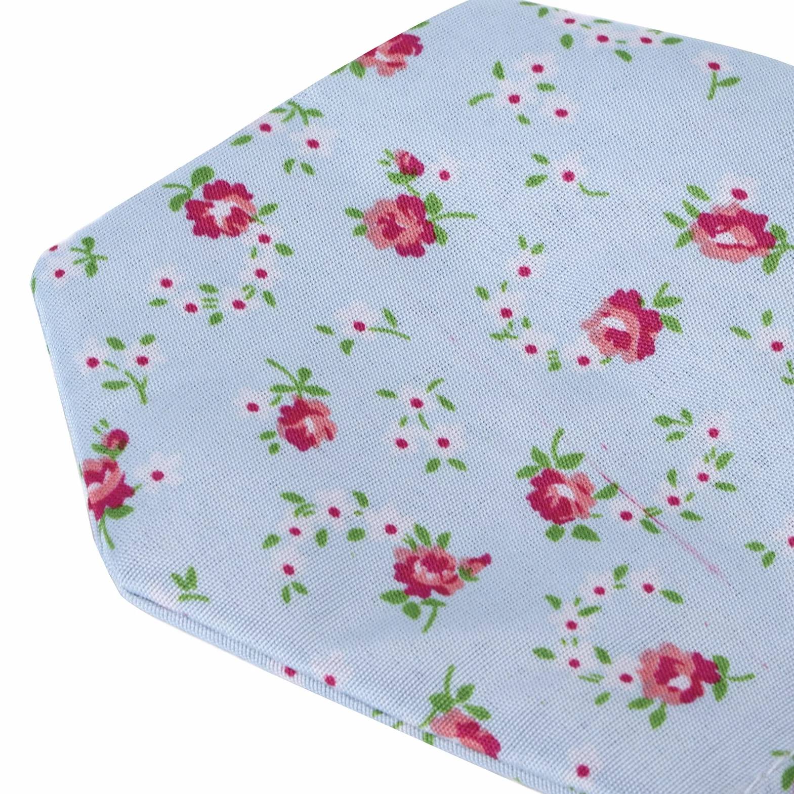 Couche Lavable pour Canard Poulet Oie avec Poche Intérieure Arc, Taille S, Fleur Bleue