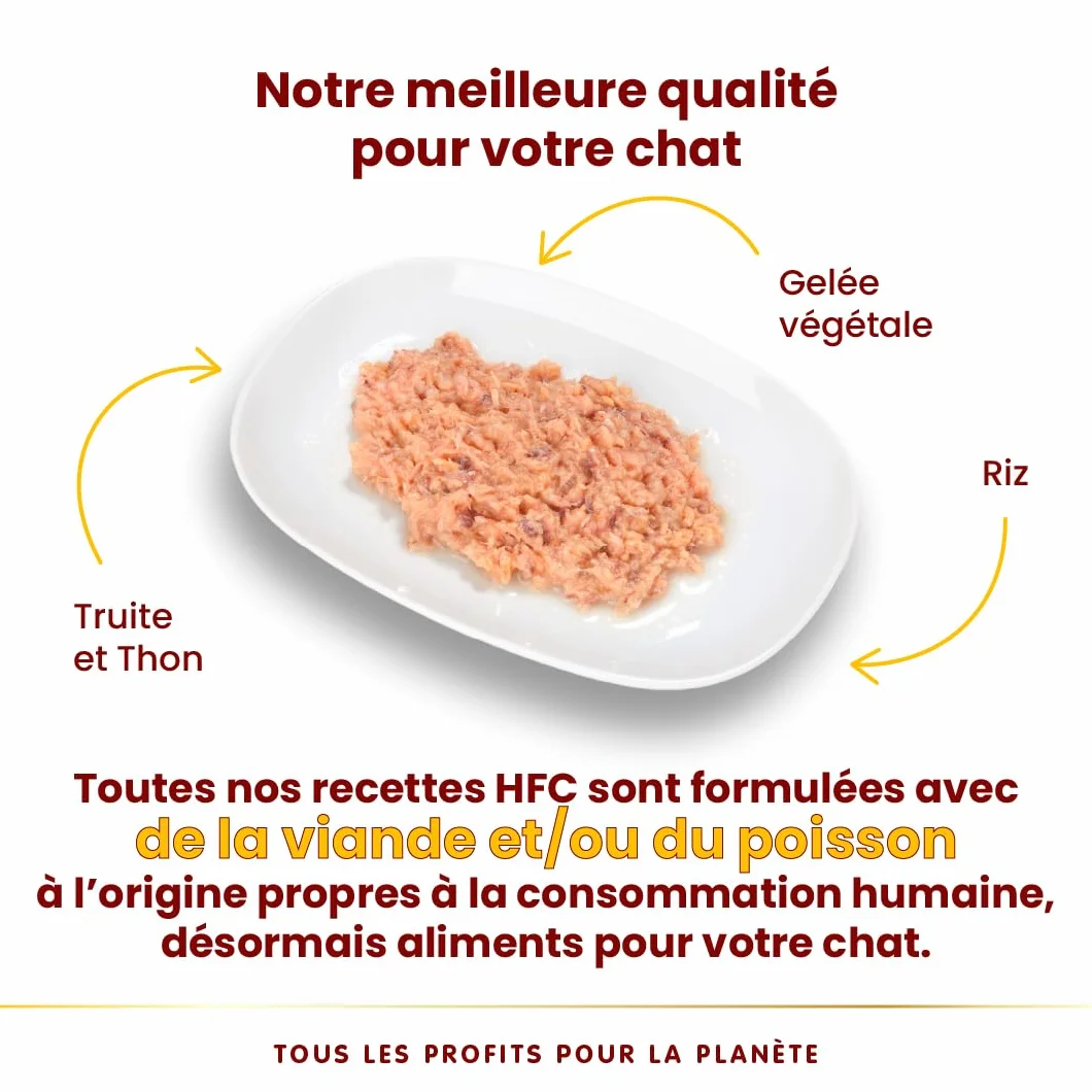 Almo Nature HFC Natural Assortiment au Thon Nourriture Naturelle Chat 6 x 70 g