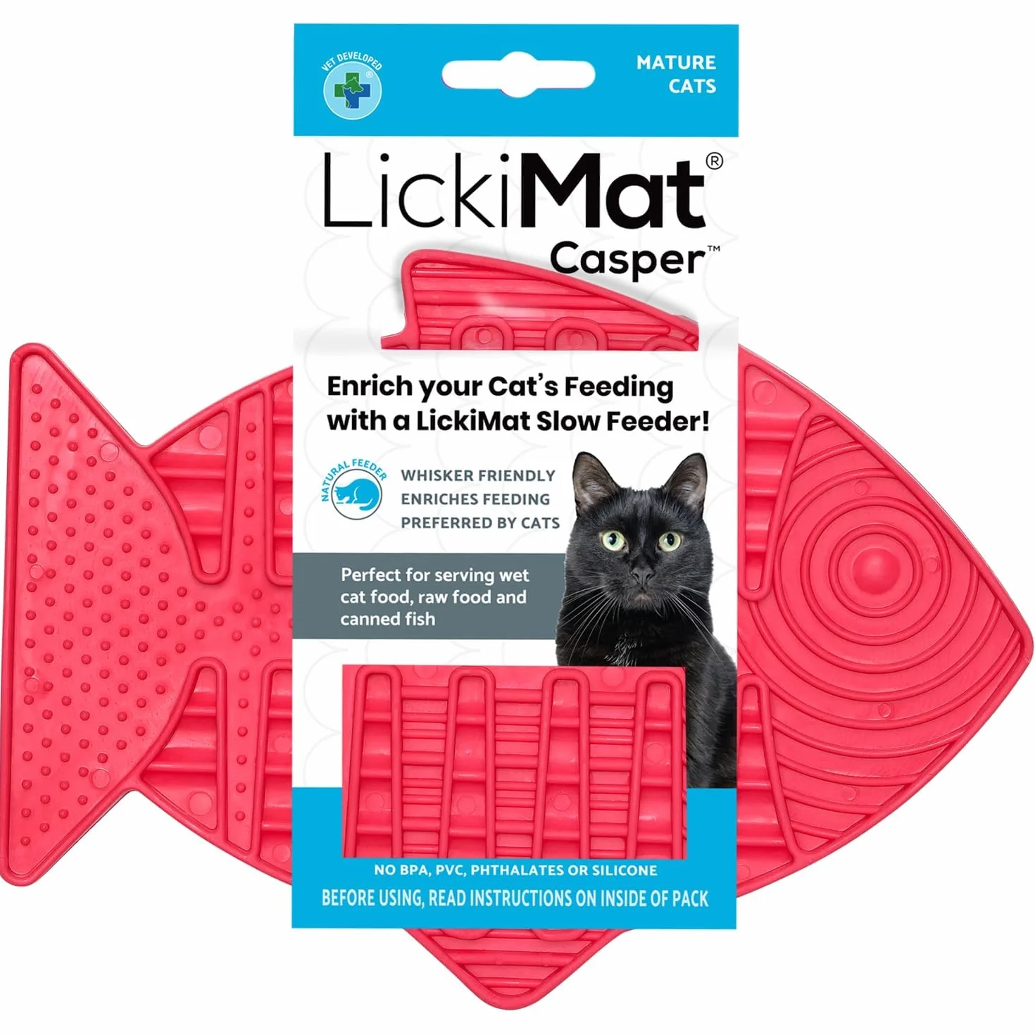 LickiMat Étui de protection Rose