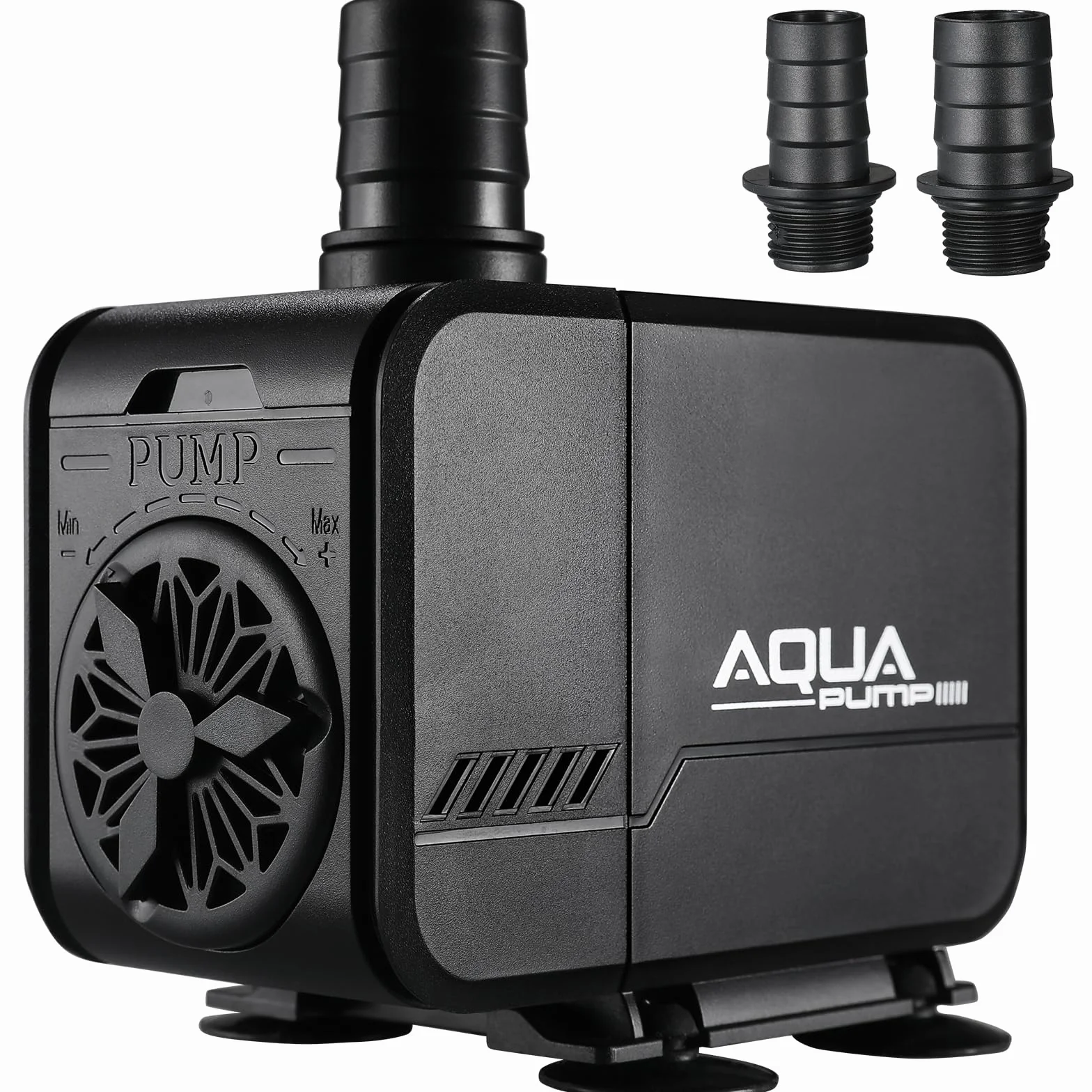 Pompe Eau Submersible 45W 3000L/H Débit Réglable avec Filtre 3 Buses 19mm/22mm/25mm Hauteur Refoulement 3M