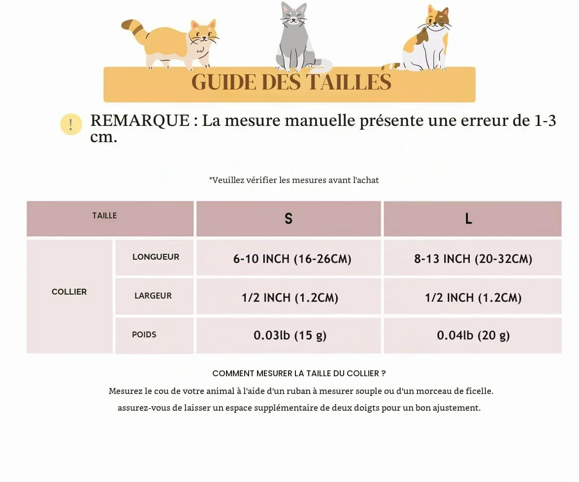 Collier personnalisé pour chat avec nom et numéro gravés, boucle métal, réglable (jacquard floral)